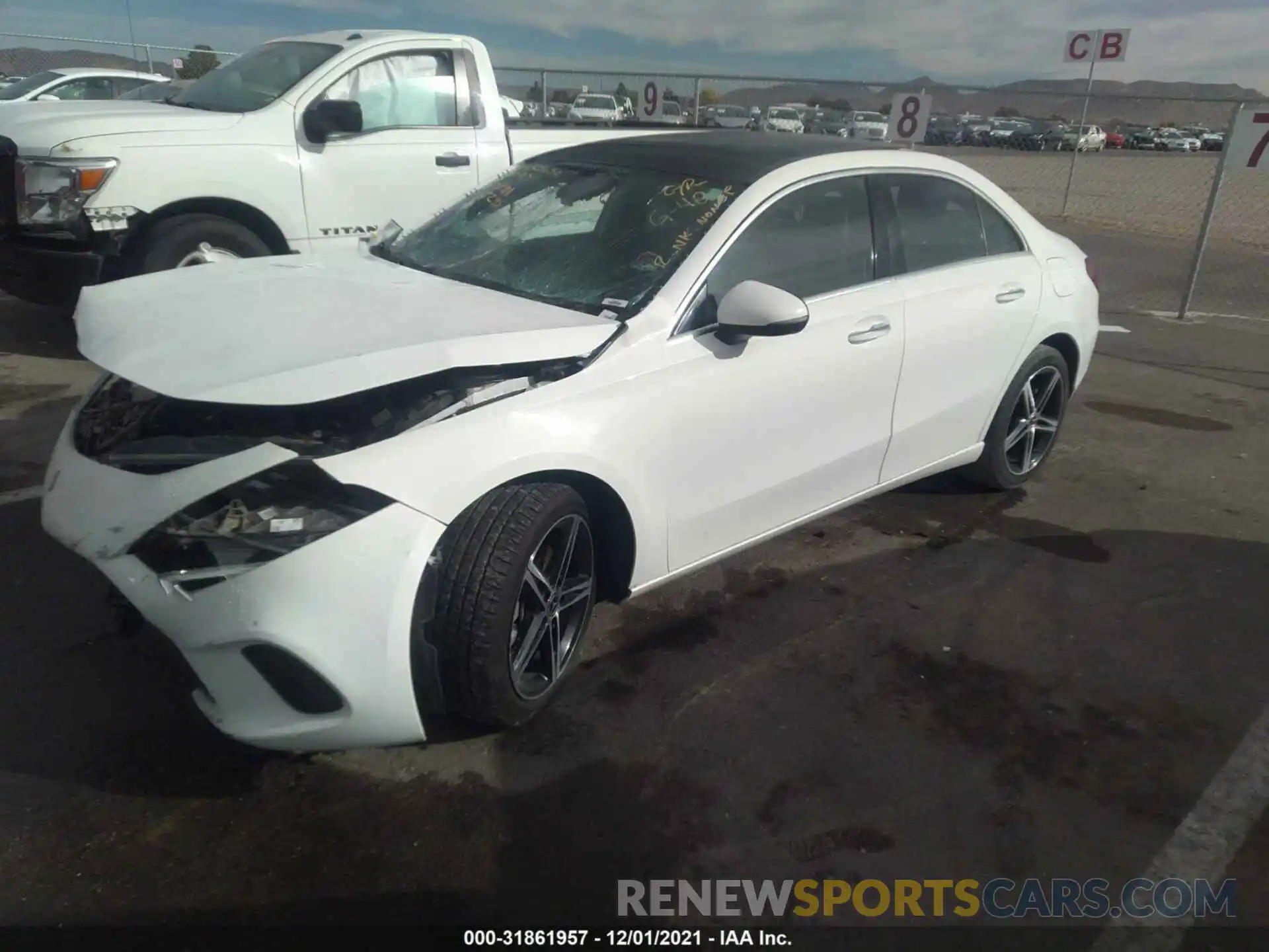 2 Photograph of a damaged car WDD3G4FB1KW000622 MERCEDES-BENZ A-CLASS 2019