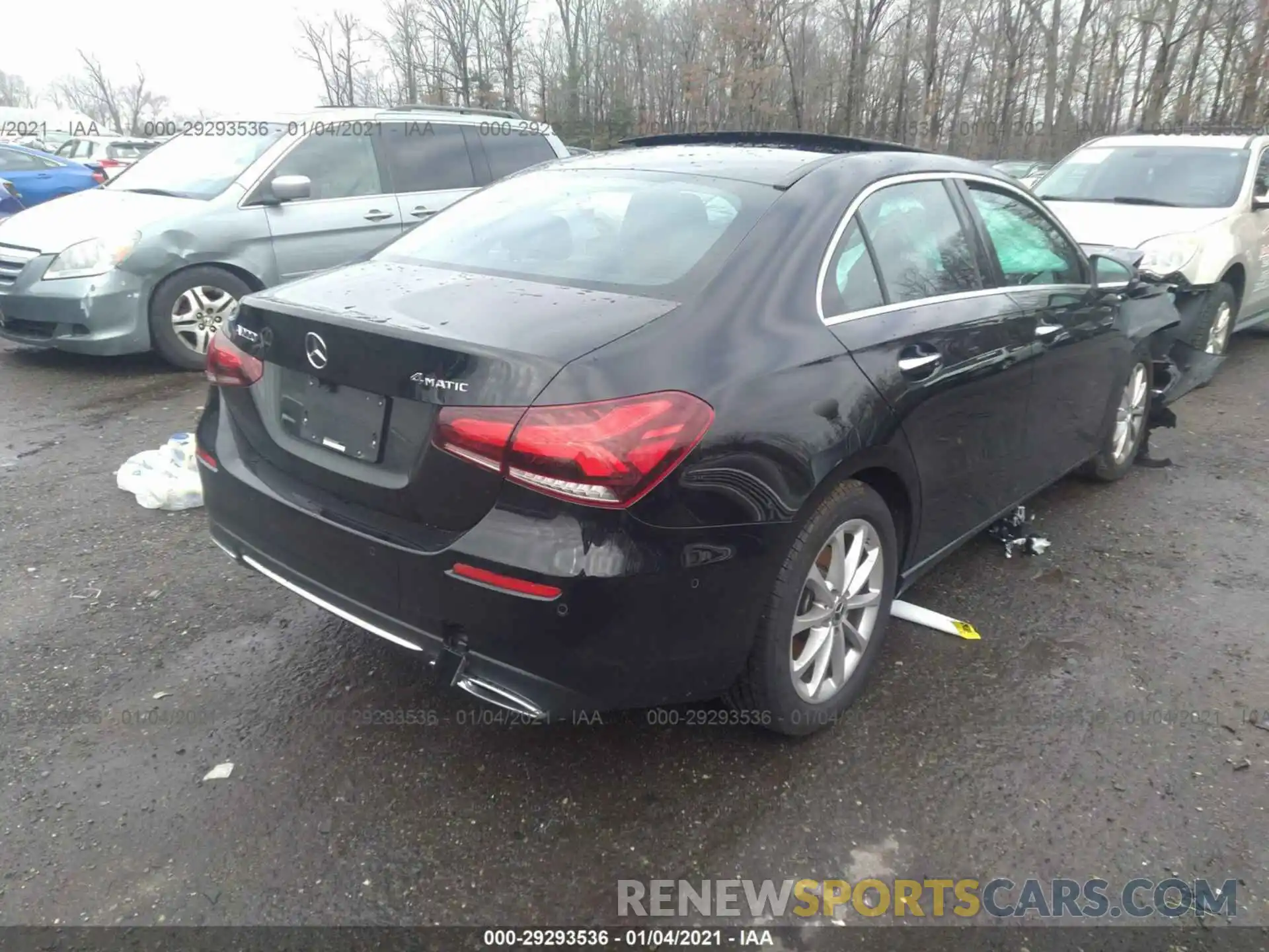 4 Photograph of a damaged car WDD3G4FB1KW033894 MERCEDES-BENZ A-CLASS 2019