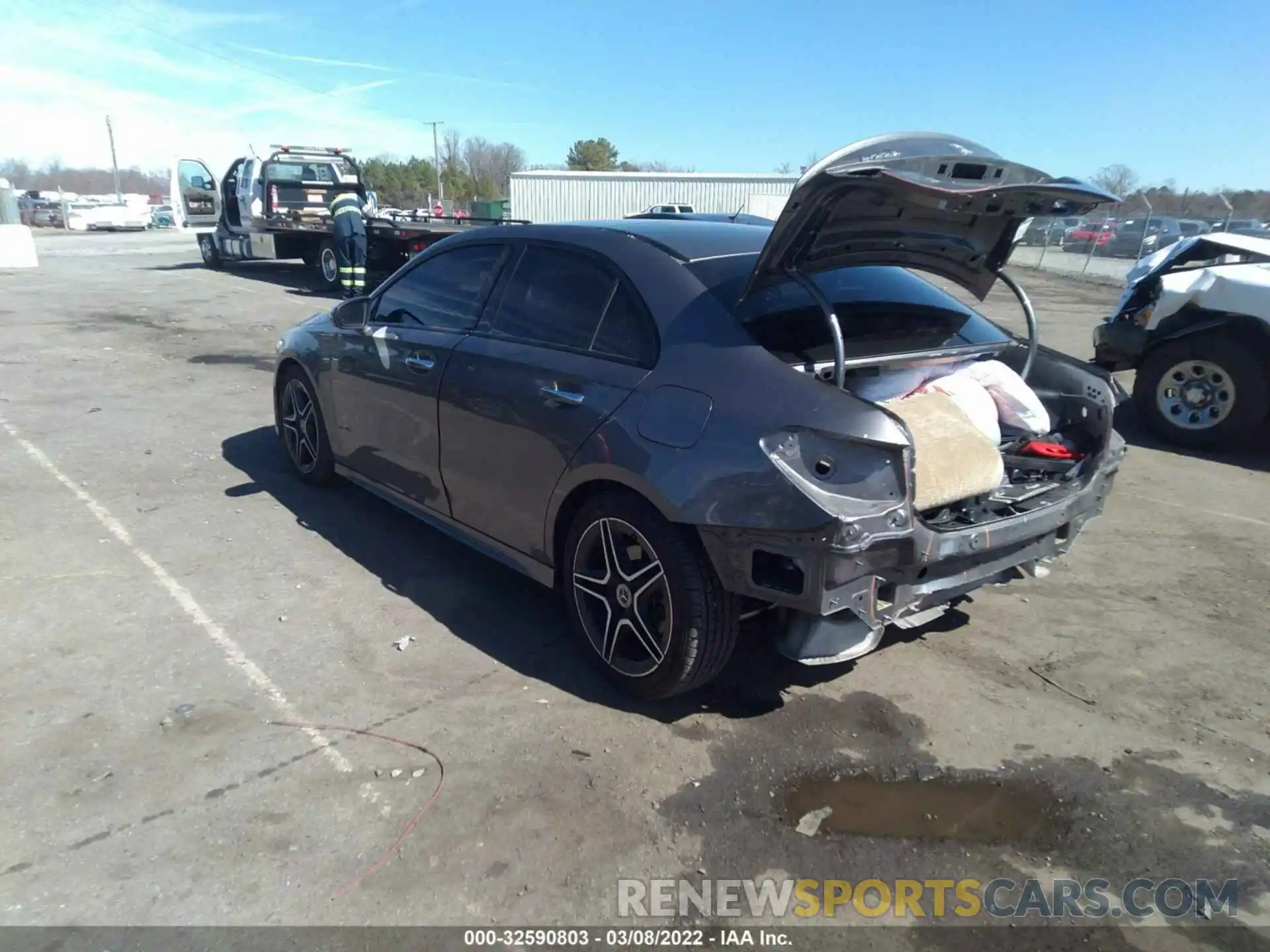 3 Photograph of a damaged car WDD3G4FB2KW001696 MERCEDES-BENZ A-CLASS 2019