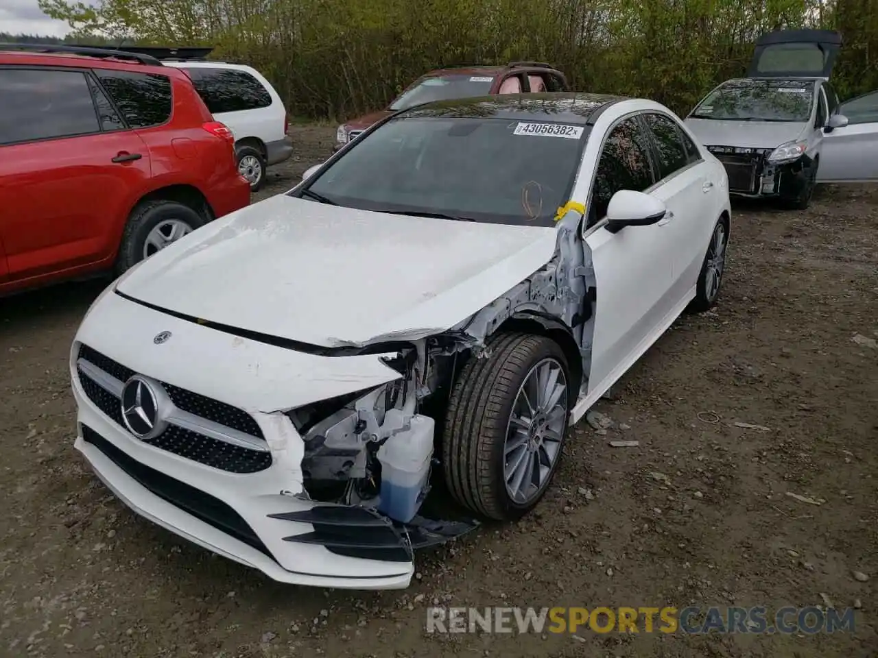 2 Photograph of a damaged car WDD3G4FB2KW005618 MERCEDES-BENZ A-CLASS 2019