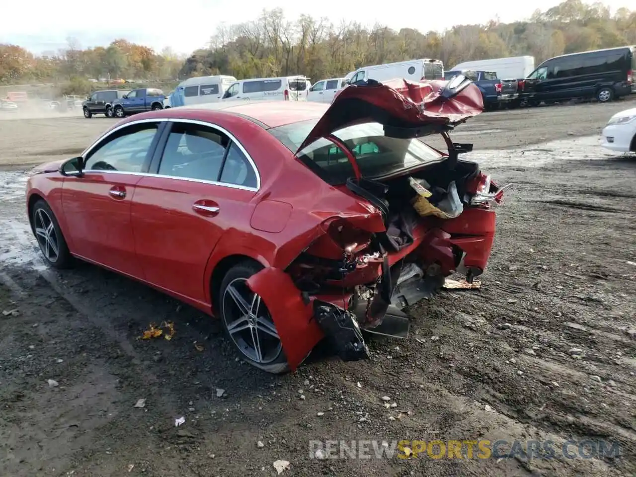 3 Photograph of a damaged car WDD3G4FB3KW015171 MERCEDES-BENZ A-CLASS 2019