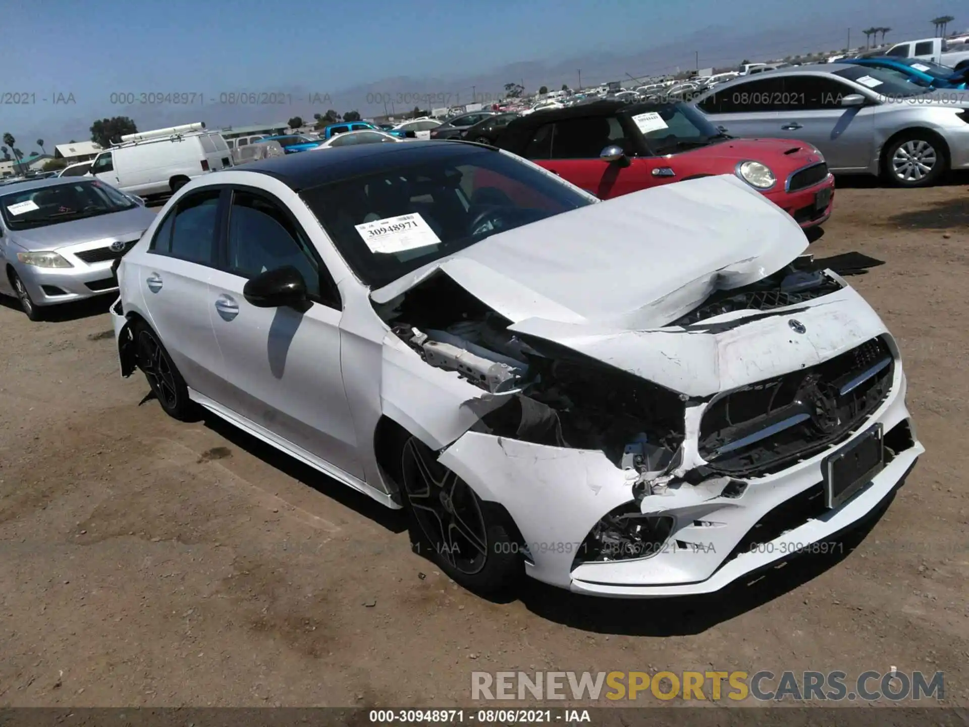 1 Photograph of a damaged car WDD3G4FB3KW019141 MERCEDES-BENZ A-CLASS 2019