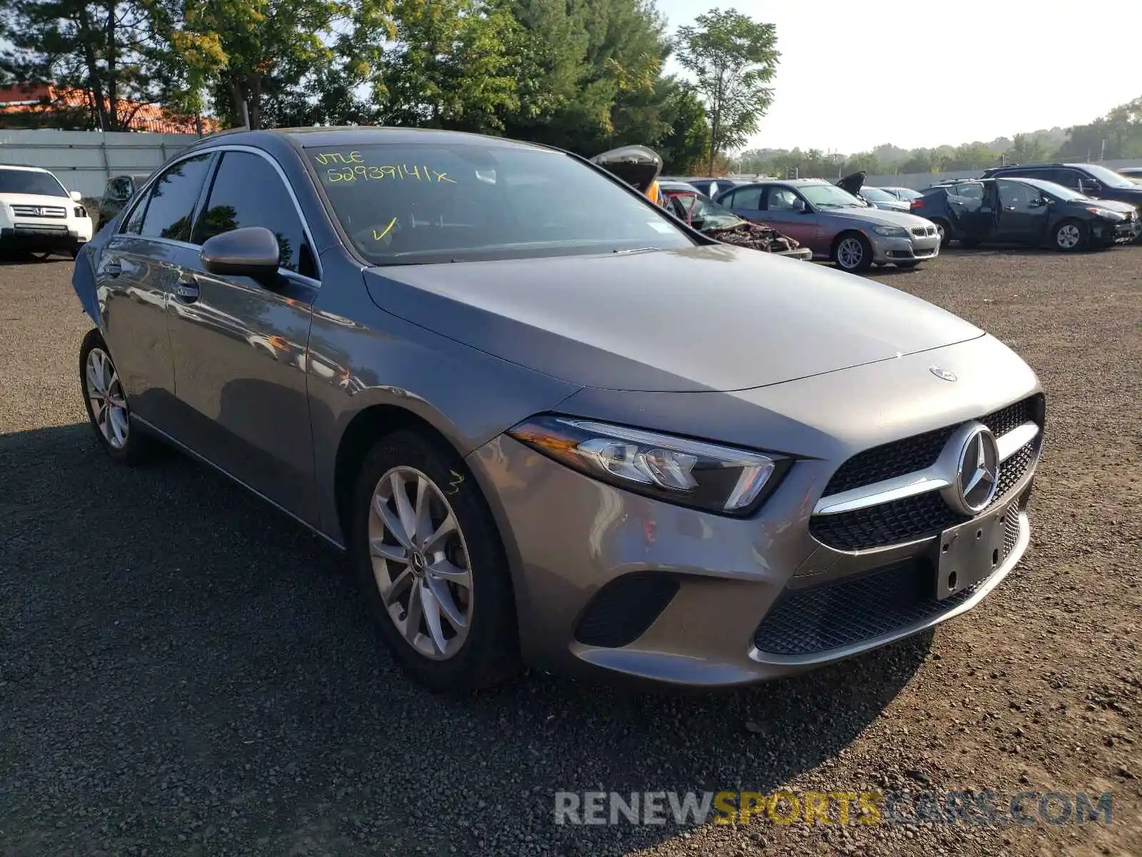 1 Photograph of a damaged car WDD3G4FB3KW023979 MERCEDES-BENZ A-CLASS 2019