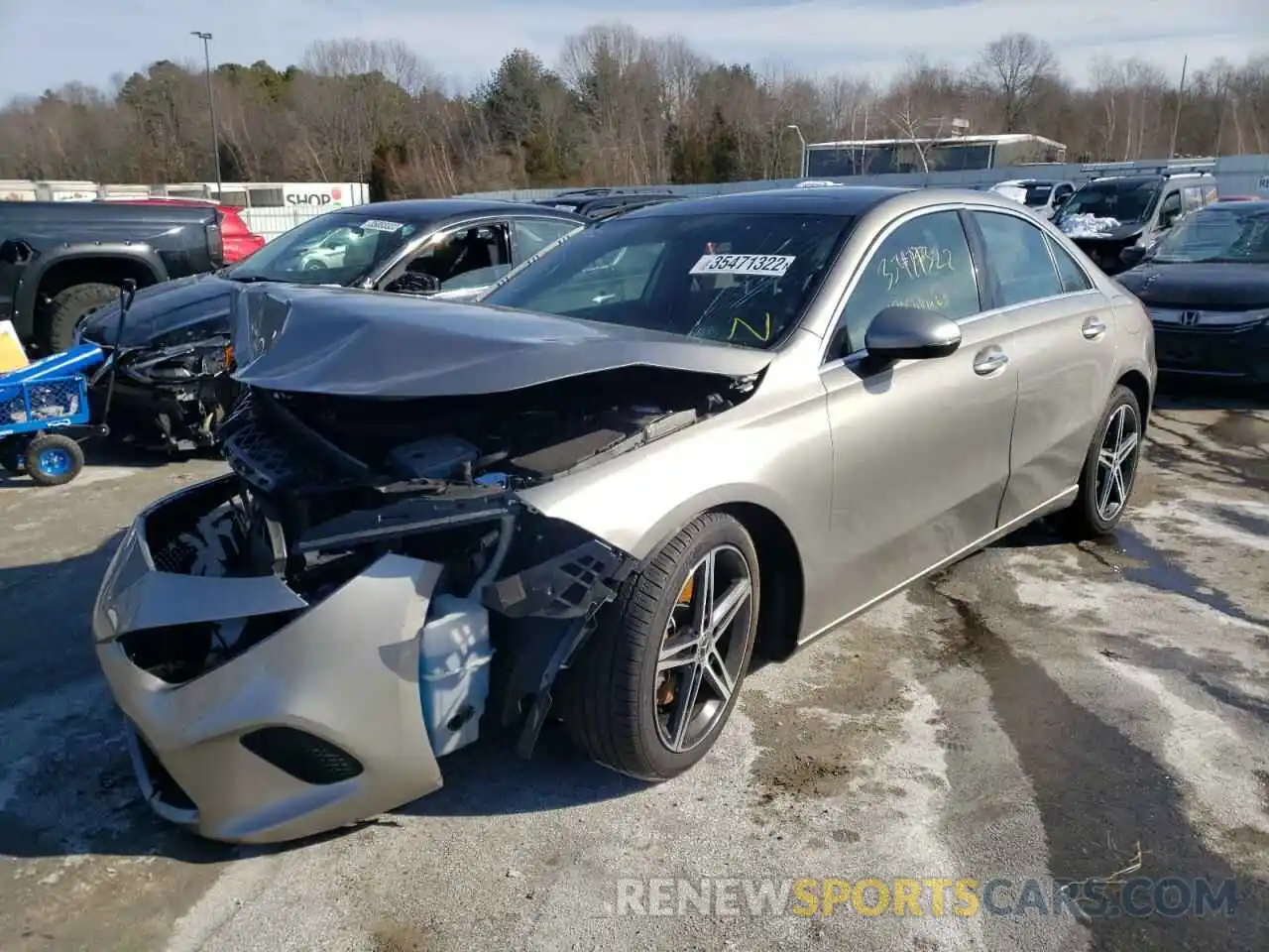 2 Photograph of a damaged car WDD3G4FB3KW024453 MERCEDES-BENZ A-CLASS 2019