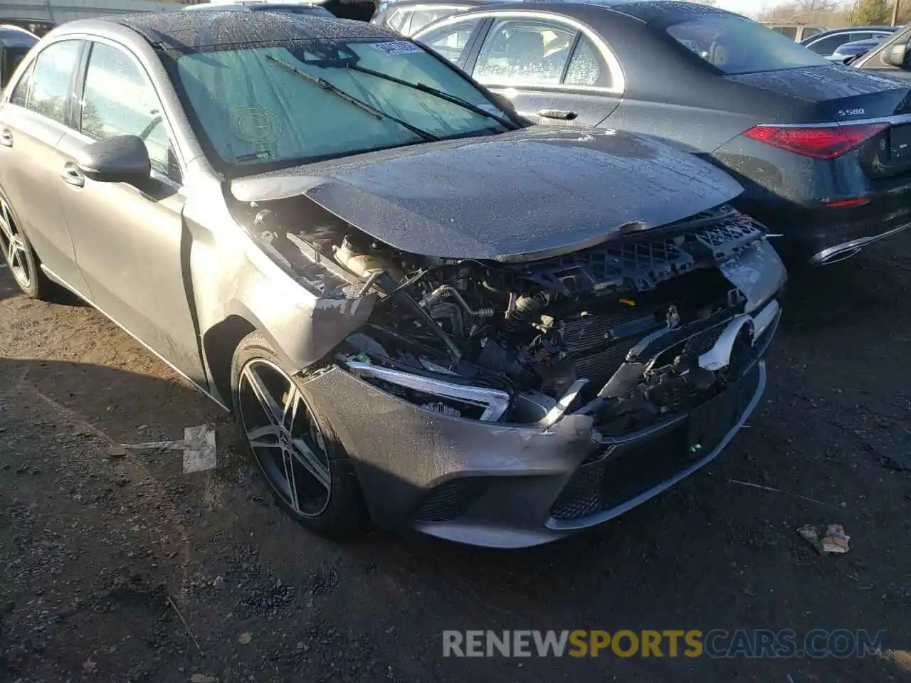 9 Photograph of a damaged car WDD3G4FB4KW006155 MERCEDES-BENZ A-CLASS 2019