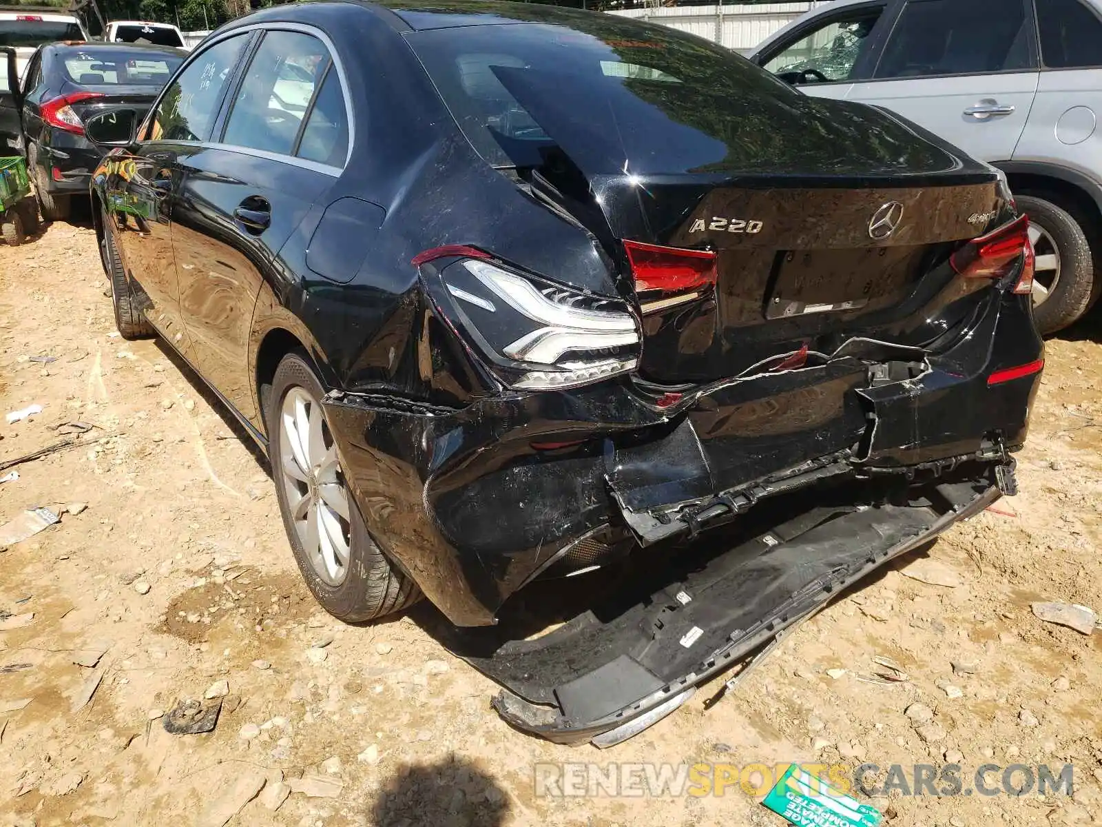 3 Photograph of a damaged car WDD3G4FB4KW019875 MERCEDES-BENZ A-CLASS 2019