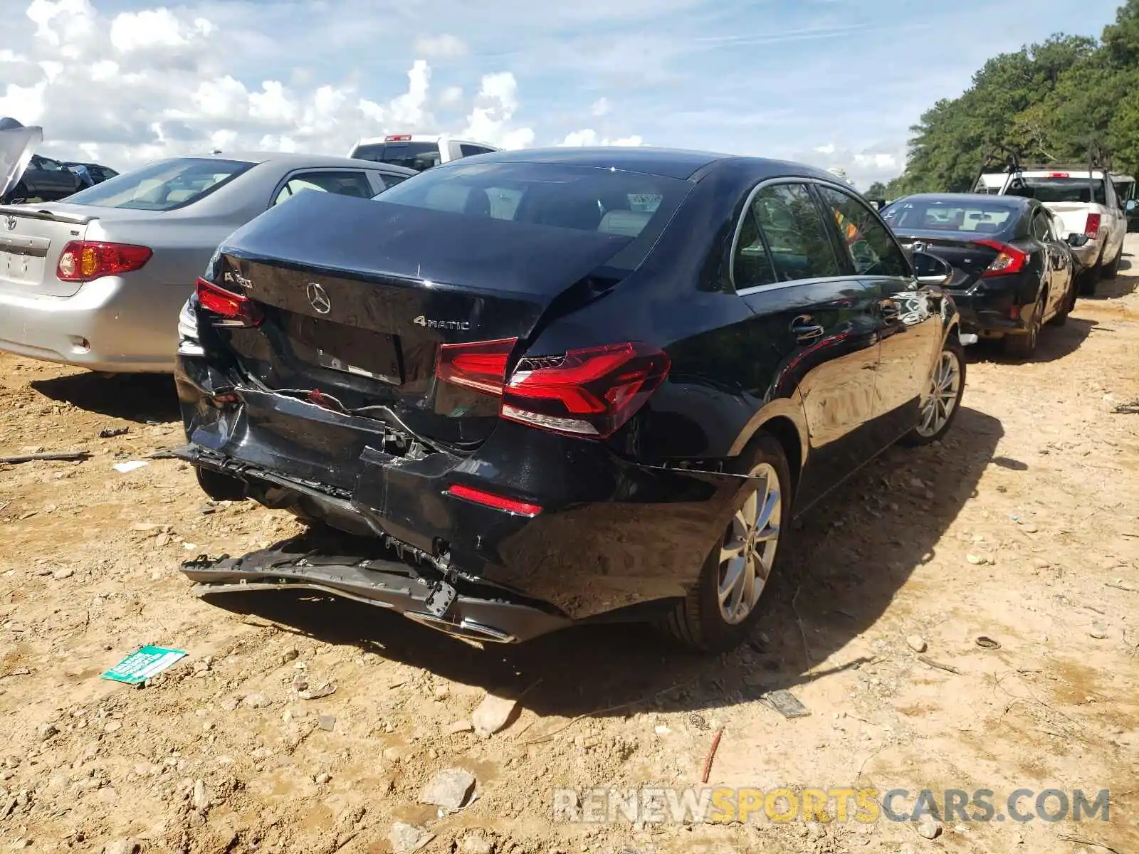 4 Photograph of a damaged car WDD3G4FB4KW019875 MERCEDES-BENZ A-CLASS 2019