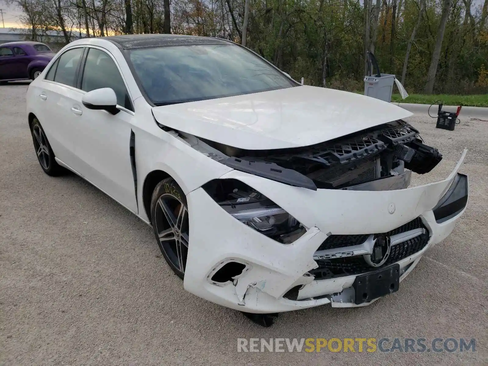 1 Photograph of a damaged car WDD3G4FB4KW022100 MERCEDES-BENZ A-CLASS 2019