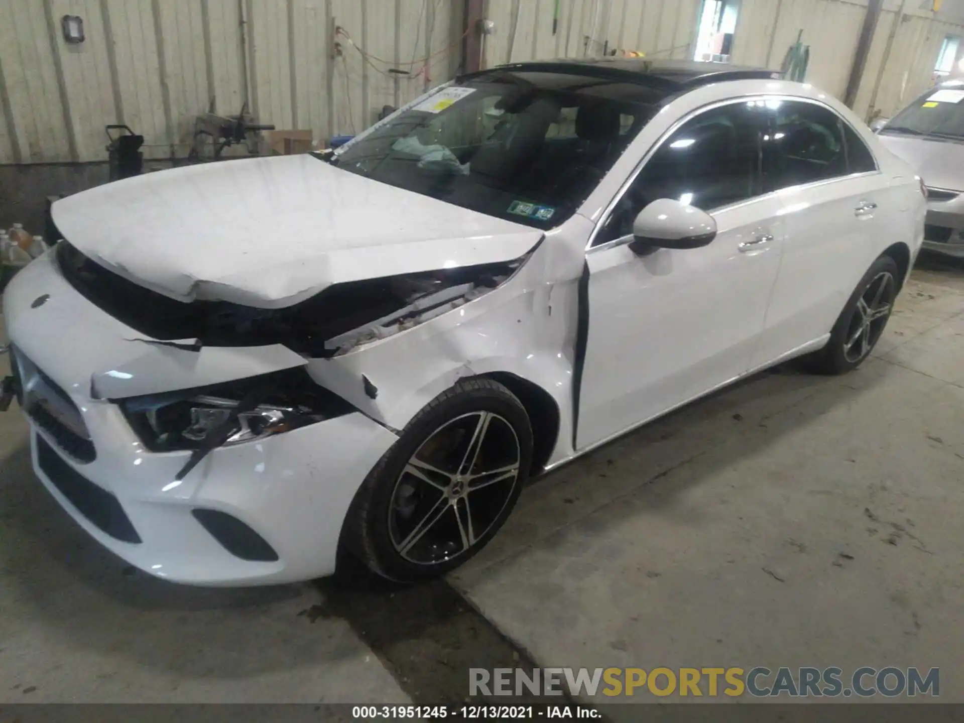 2 Photograph of a damaged car WDD3G4FB4KW032190 MERCEDES-BENZ A-CLASS 2019