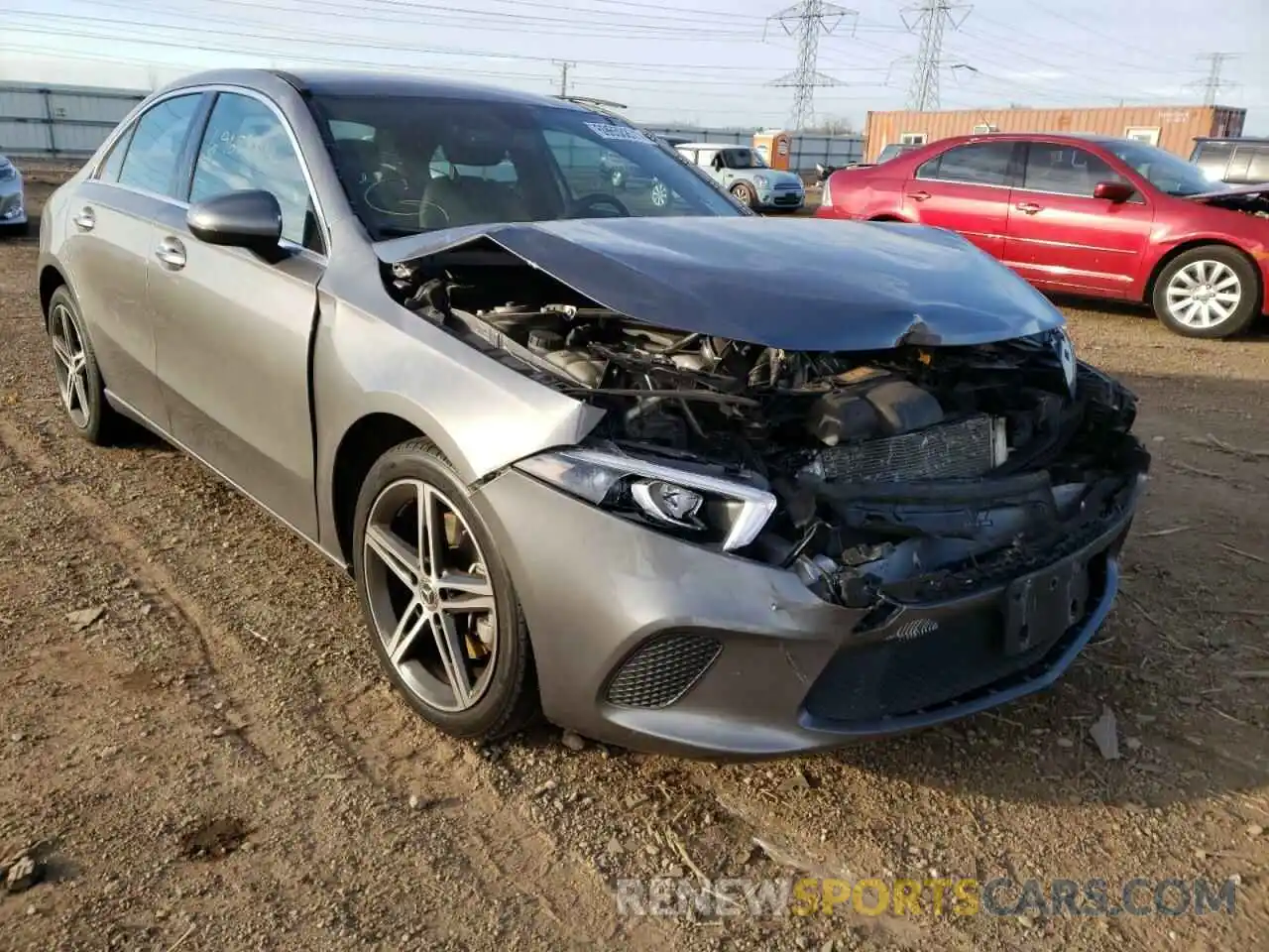 1 Фотография поврежденного автомобиля WDD3G4FB4KW033498 MERCEDES-BENZ A-CLASS 2019