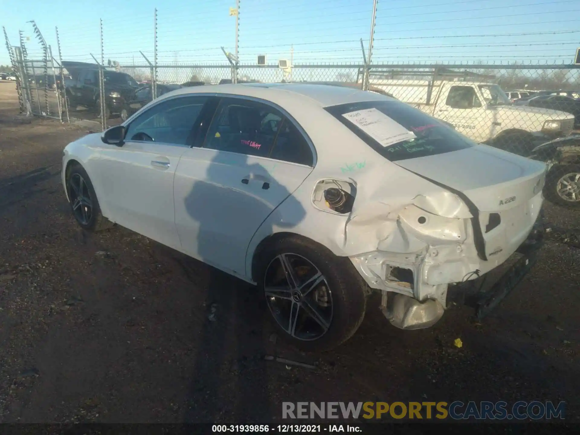 3 Photograph of a damaged car WDD3G4FB4KW034621 MERCEDES-BENZ A-CLASS 2019