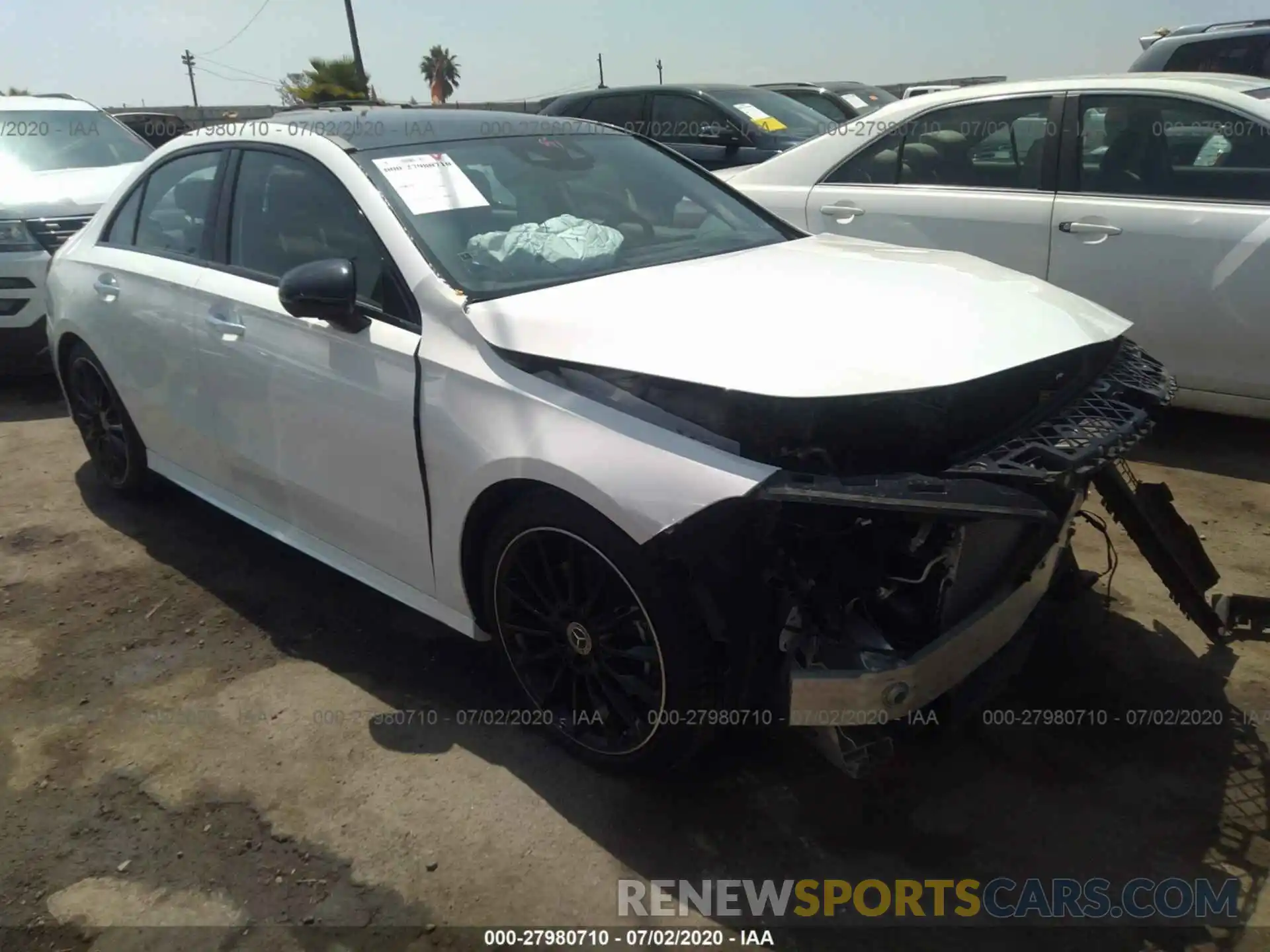 1 Photograph of a damaged car WDD3G4FB5KW001613 MERCEDES-BENZ A-CLASS 2019