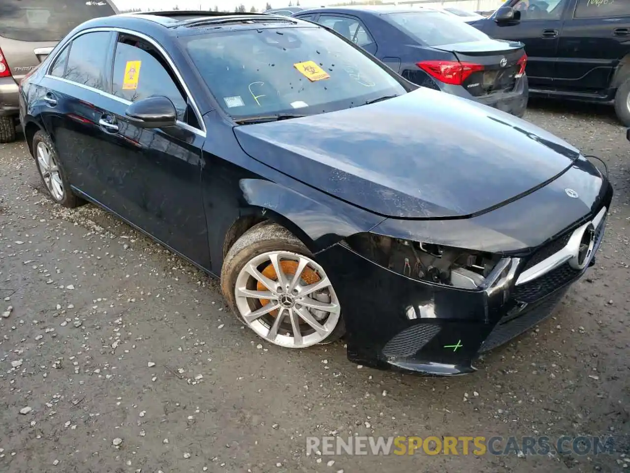 1 Photograph of a damaged car WDD3G4FB5KW001773 MERCEDES-BENZ A-CLASS 2019