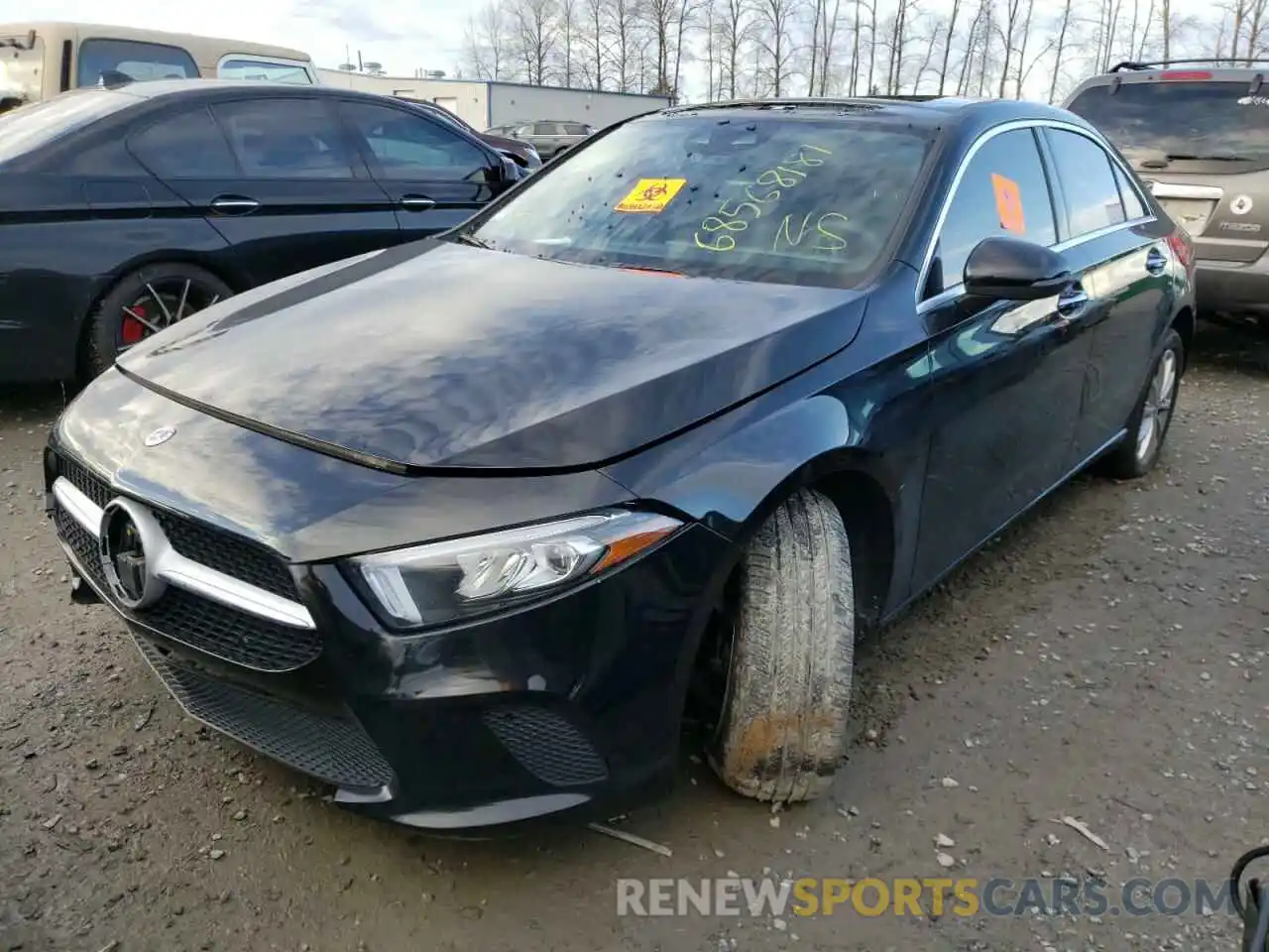 2 Photograph of a damaged car WDD3G4FB5KW001773 MERCEDES-BENZ A-CLASS 2019