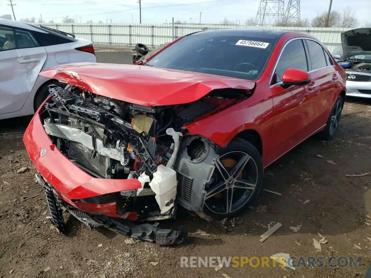 1 Photograph of a damaged car WDD3G4FB5KW020419 MERCEDES-BENZ A-CLASS 2019