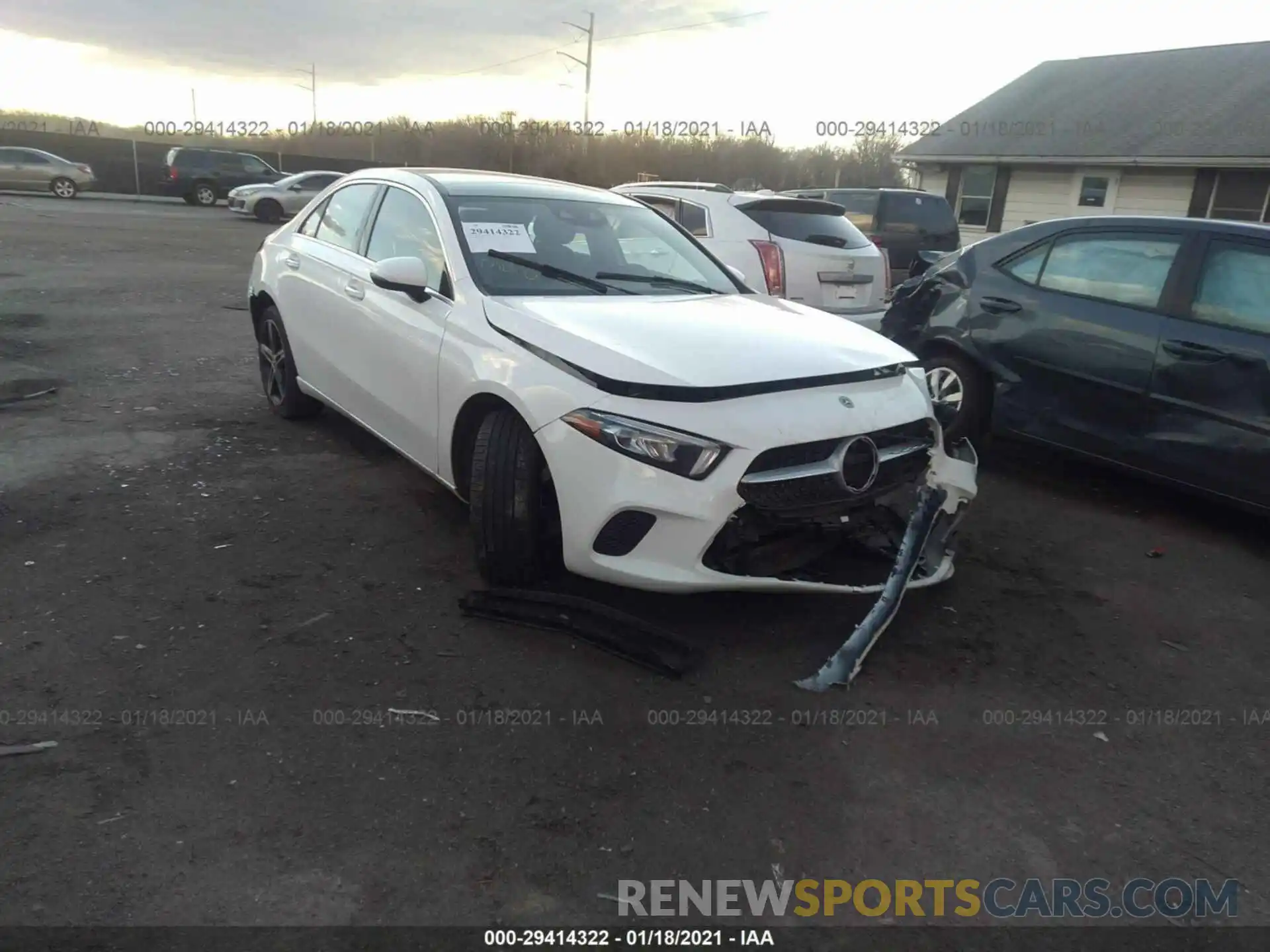 1 Photograph of a damaged car WDD3G4FB5KW021344 MERCEDES-BENZ A-CLASS 2019