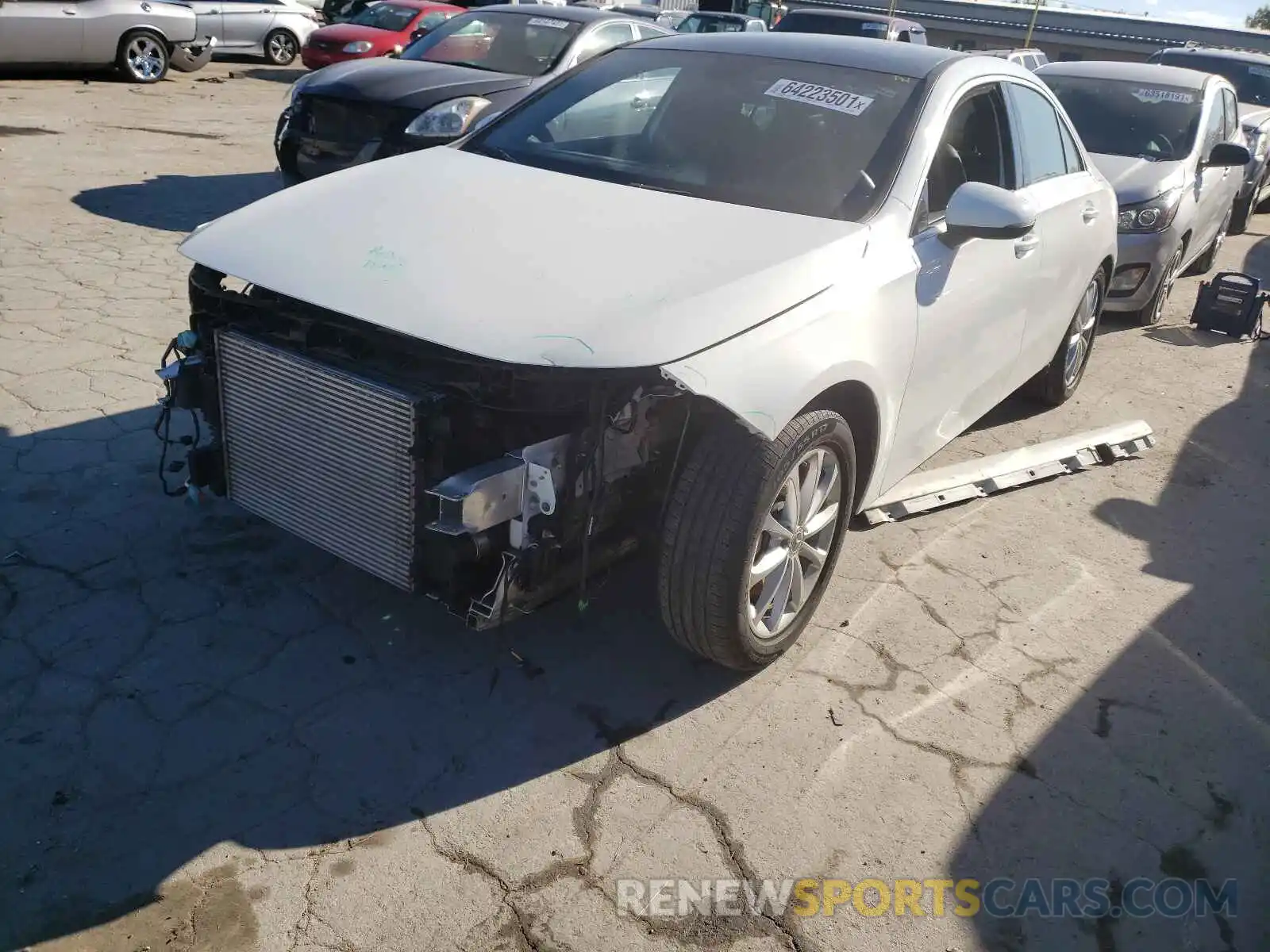 2 Photograph of a damaged car WDD3G4FB5KW026821 MERCEDES-BENZ A-CLASS 2019