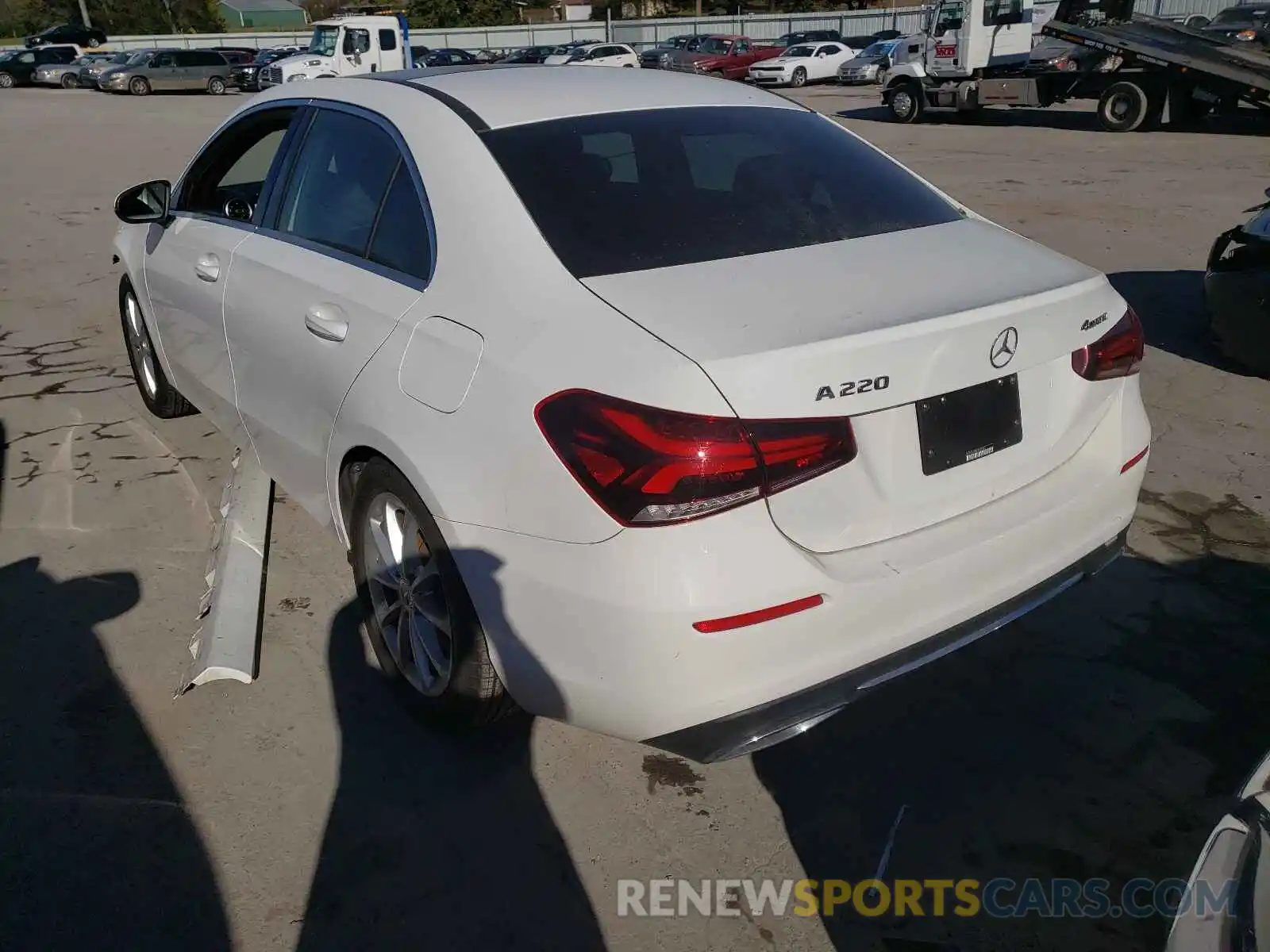 3 Photograph of a damaged car WDD3G4FB5KW026821 MERCEDES-BENZ A-CLASS 2019