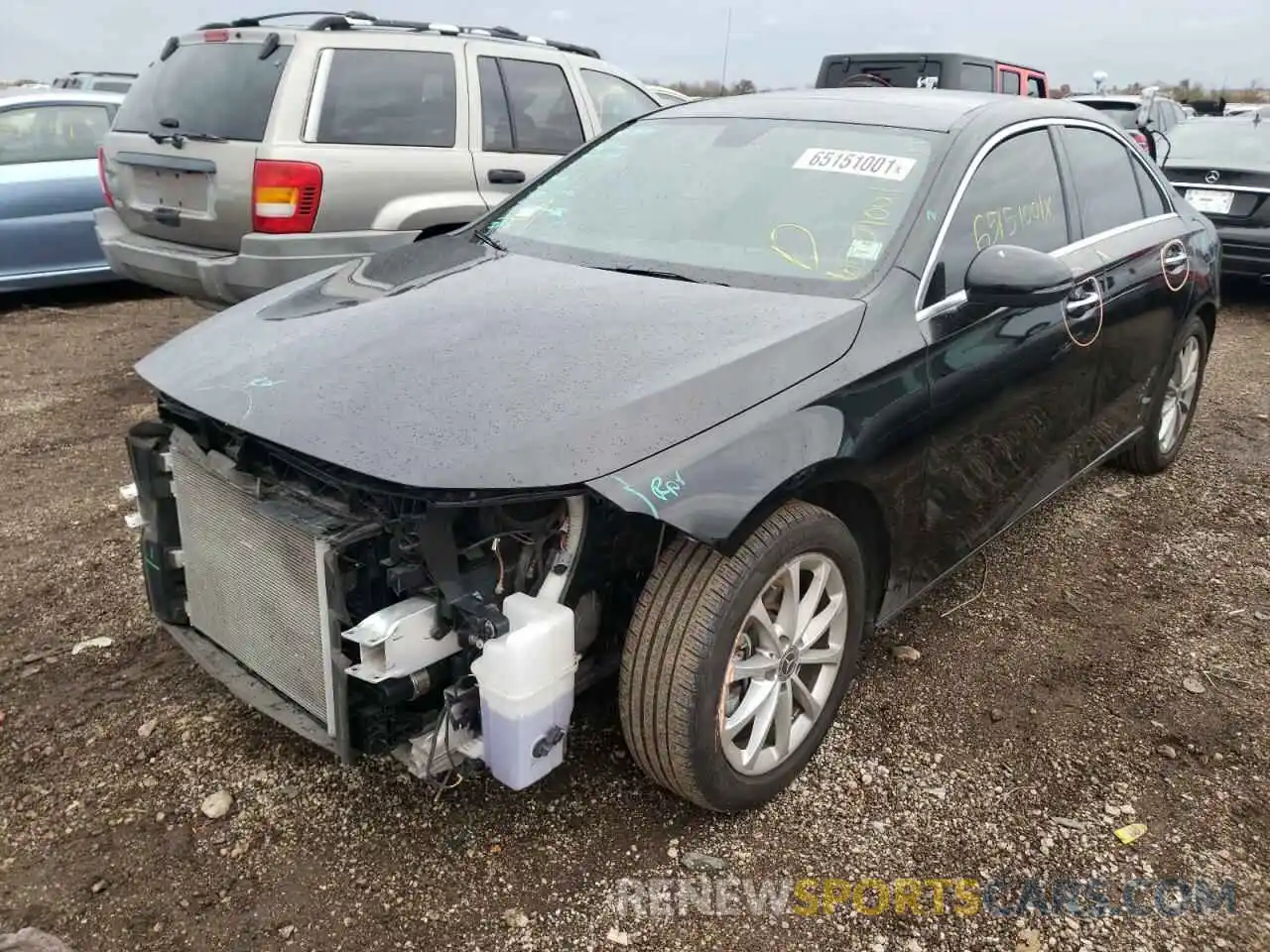 2 Photograph of a damaged car WDD3G4FB5KW029119 MERCEDES-BENZ A-CLASS 2019