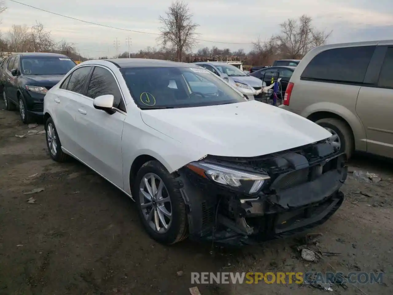 1 Photograph of a damaged car WDD3G4FB6KW026715 MERCEDES-BENZ A-CLASS 2019