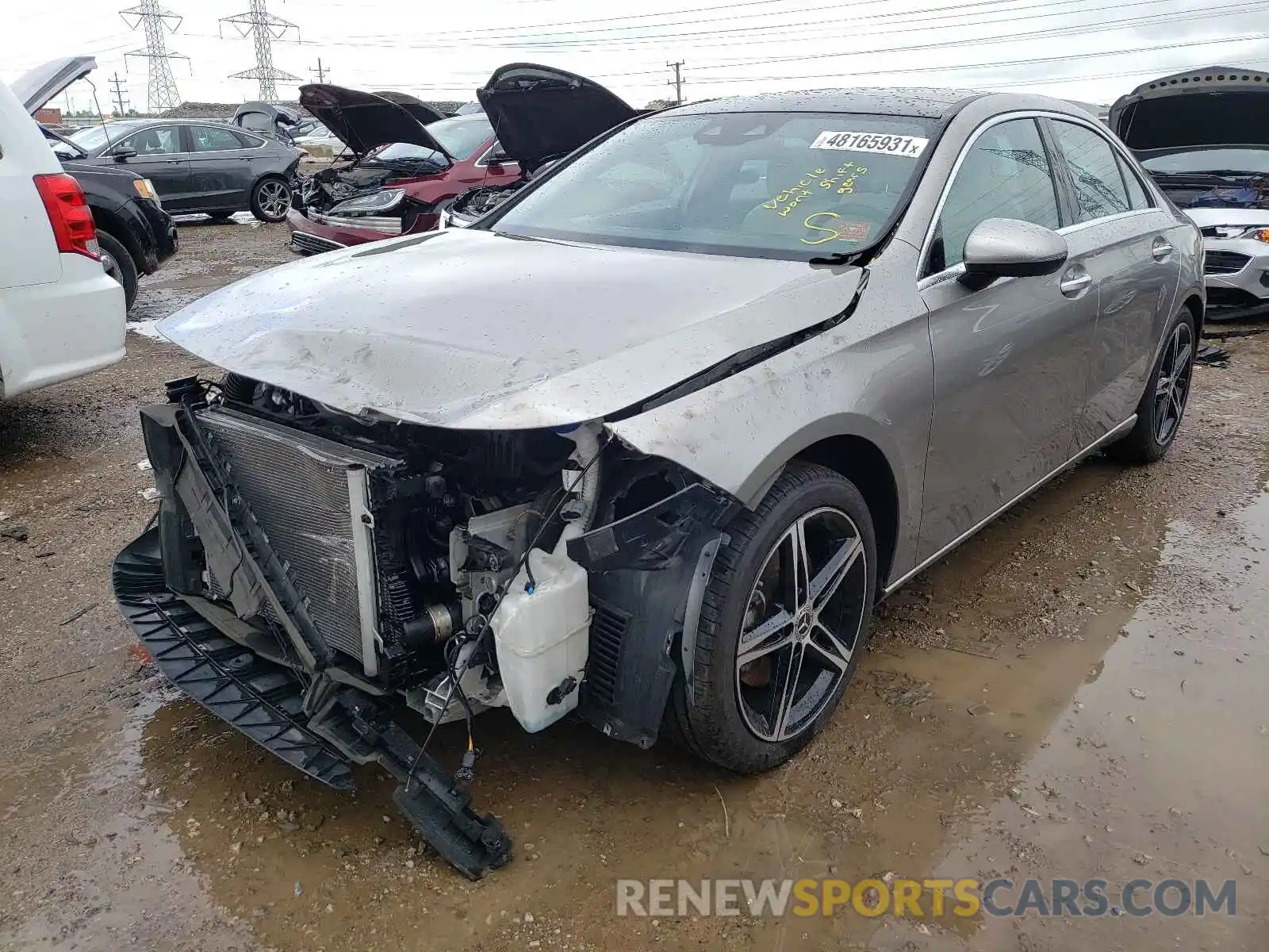 2 Photograph of a damaged car WDD3G4FB7KW002987 MERCEDES-BENZ A-CLASS 2019