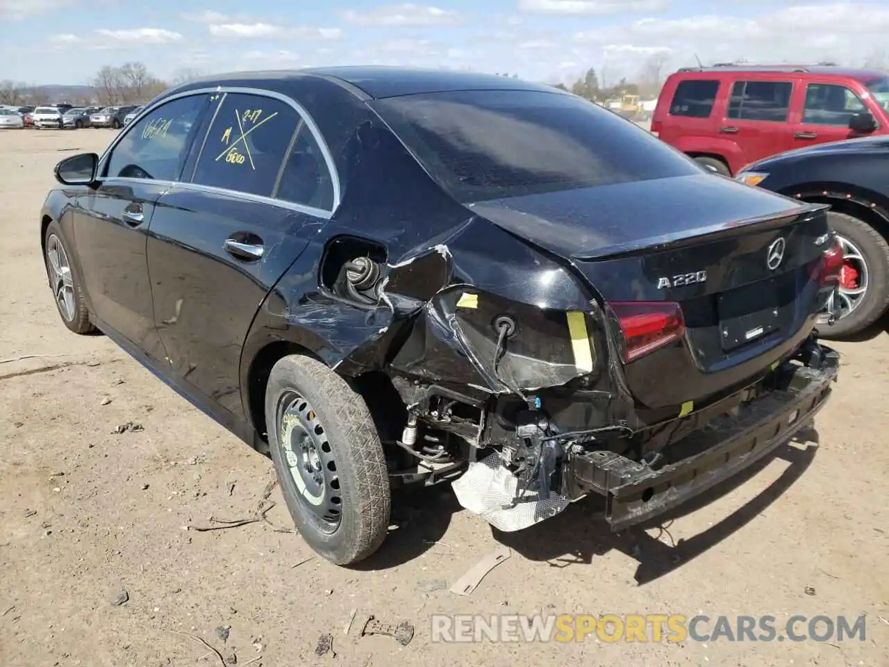 3 Photograph of a damaged car WDD3G4FB7KW013391 MERCEDES-BENZ A-CLASS 2019