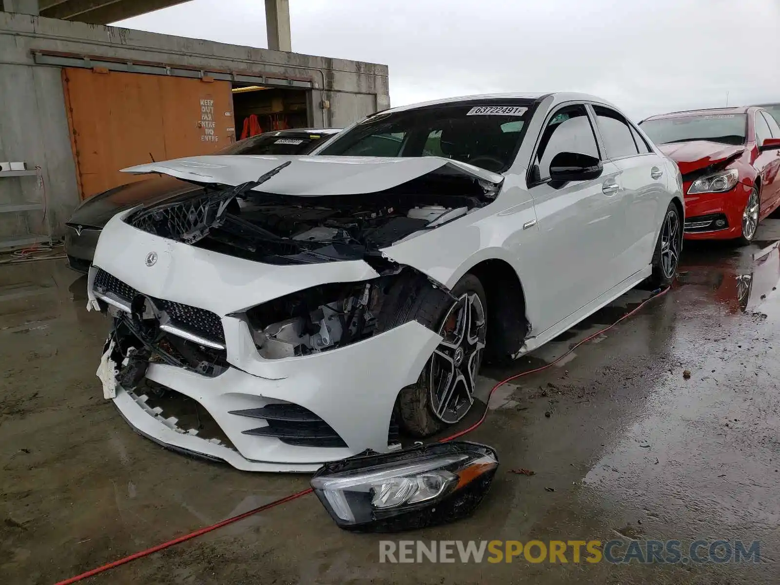 2 Photograph of a damaged car WDD3G4FB7KW023547 MERCEDES-BENZ A-CLASS 2019