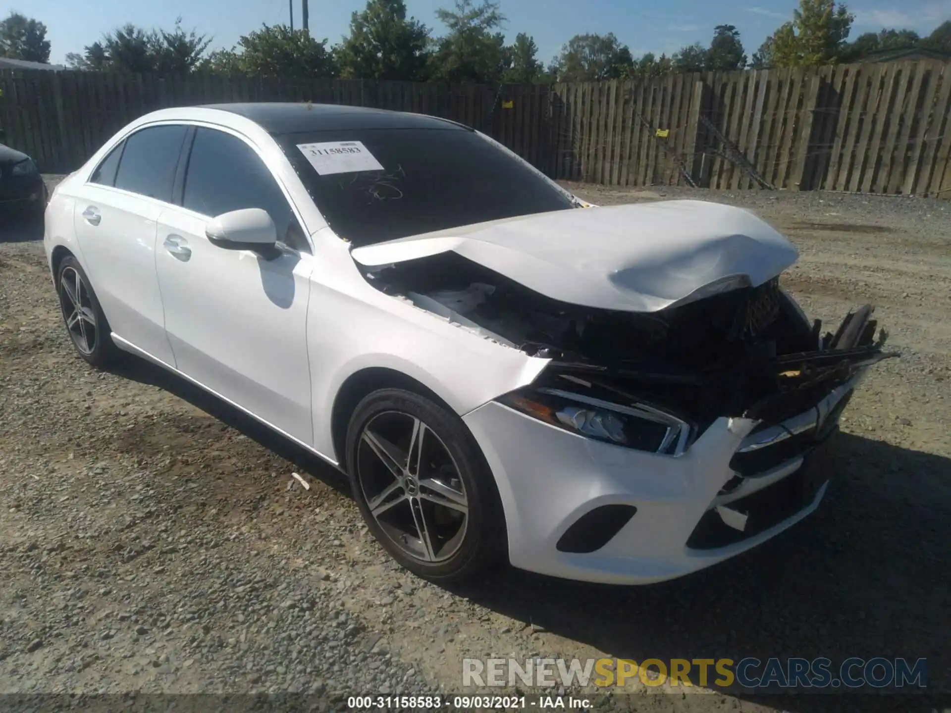 1 Photograph of a damaged car WDD3G4FB8KW020978 MERCEDES-BENZ A-CLASS 2019