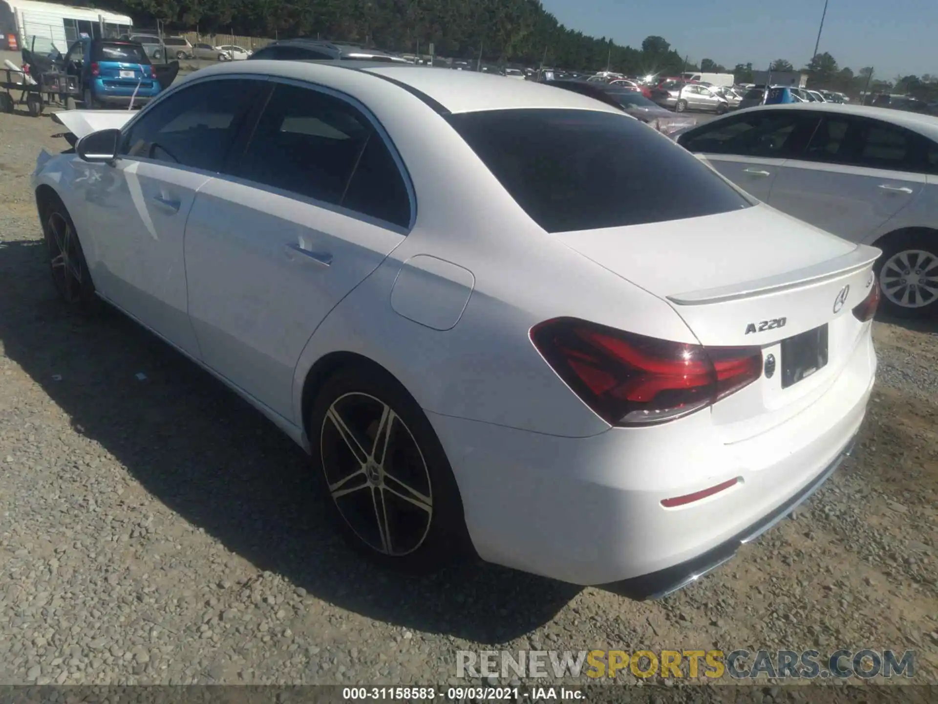 3 Photograph of a damaged car WDD3G4FB8KW020978 MERCEDES-BENZ A-CLASS 2019