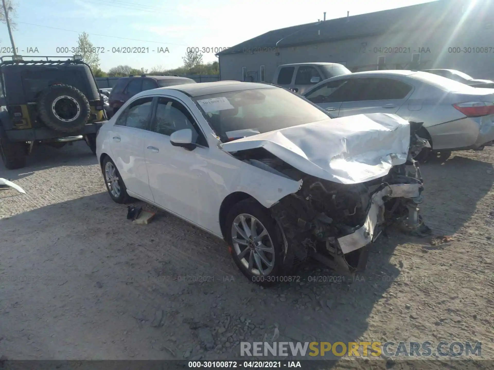 1 Photograph of a damaged car WDD3G4FB8KW027218 MERCEDES-BENZ A-CLASS 2019