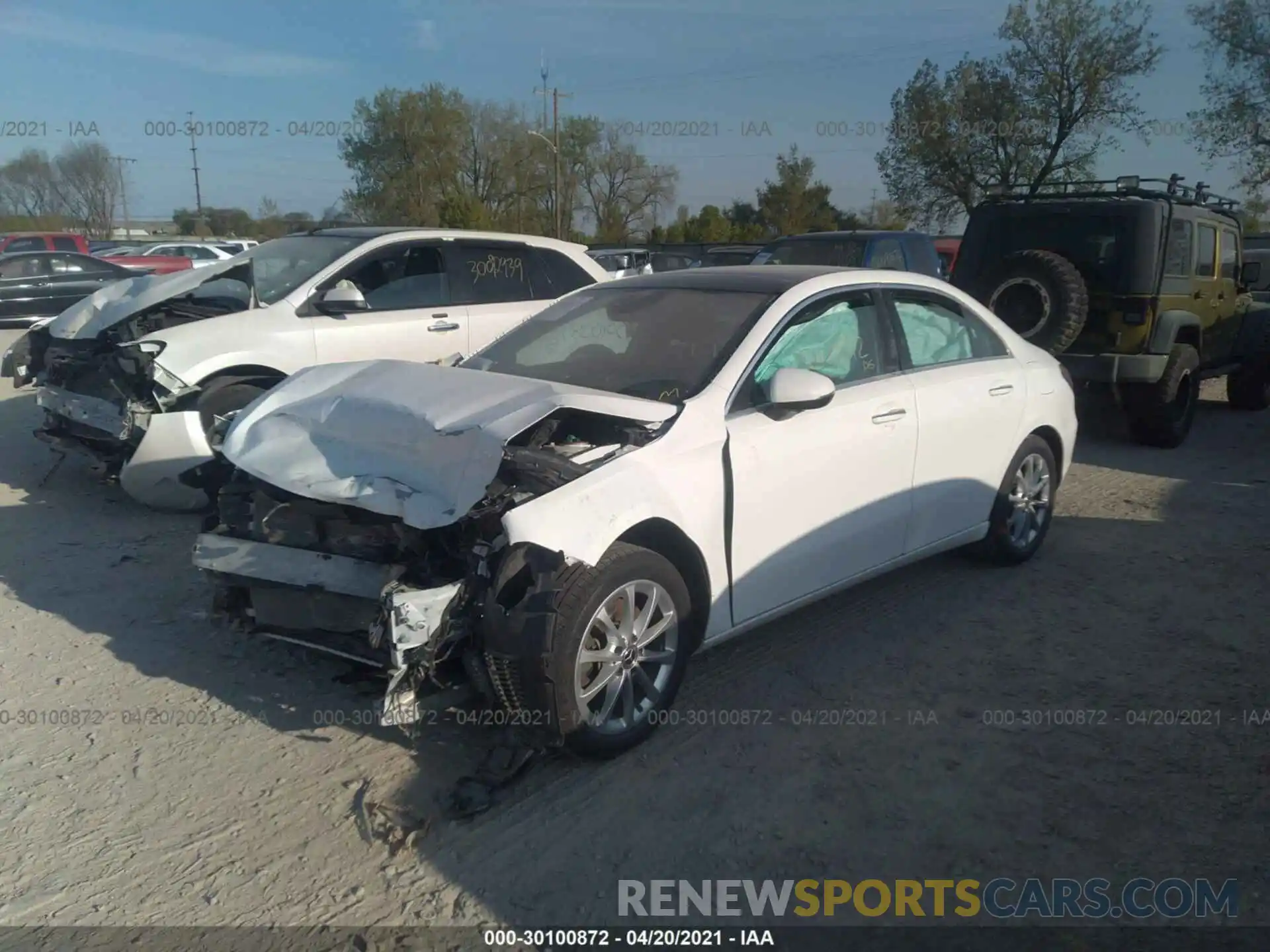 2 Photograph of a damaged car WDD3G4FB8KW027218 MERCEDES-BENZ A-CLASS 2019