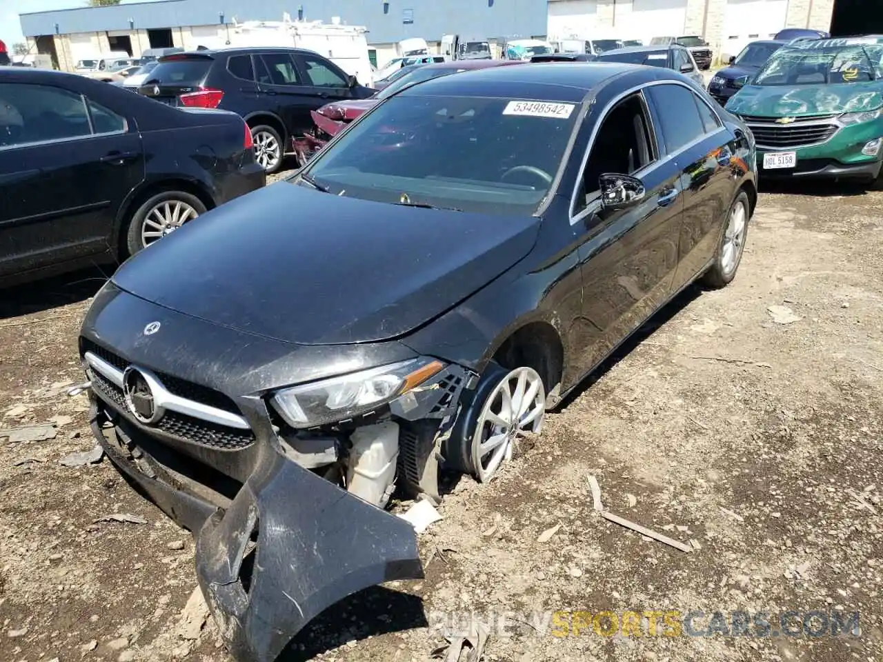 2 Фотография поврежденного автомобиля WDD3G4FB8KW027994 MERCEDES-BENZ A-CLASS 2019