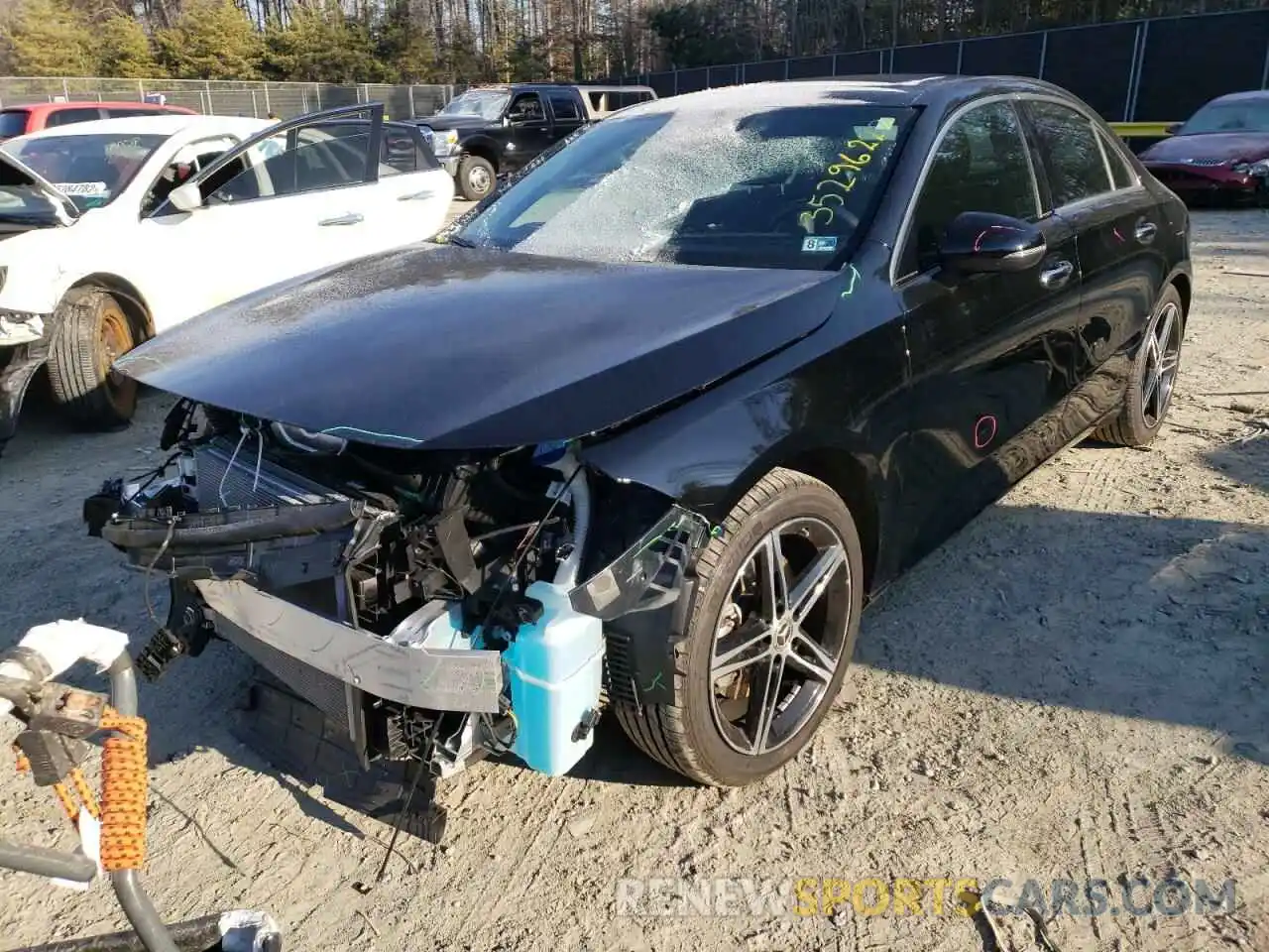 2 Photograph of a damaged car WDD3G4FB8KW029471 MERCEDES-BENZ A-CLASS 2019