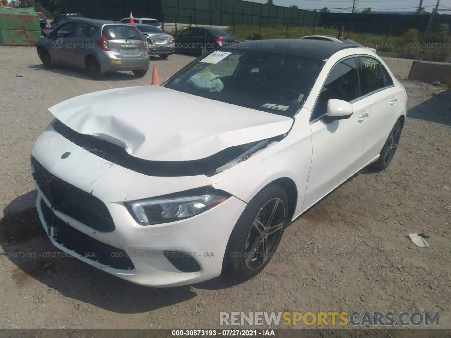 2 Photograph of a damaged car WDD3G4FB9KW000593 MERCEDES-BENZ A-CLASS 2019