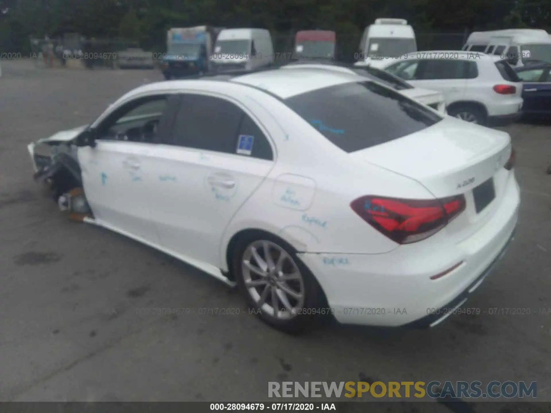 3 Photograph of a damaged car WDD3G4FB9KW004661 MERCEDES-BENZ A-CLASS 2019