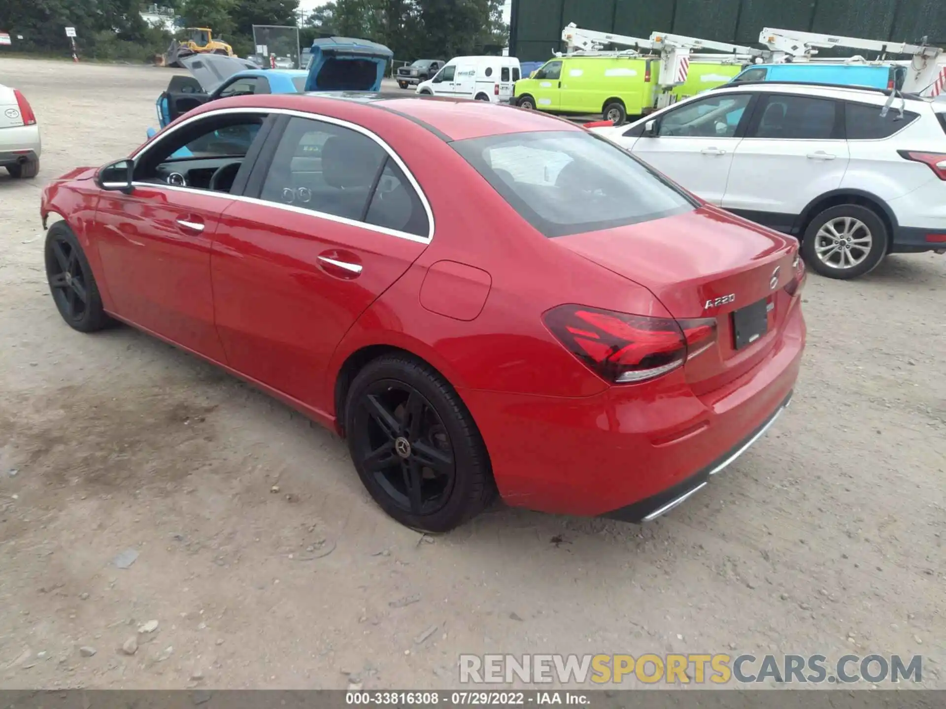 3 Photograph of a damaged car WDD3G4FB9KW032850 MERCEDES-BENZ A-CLASS 2019