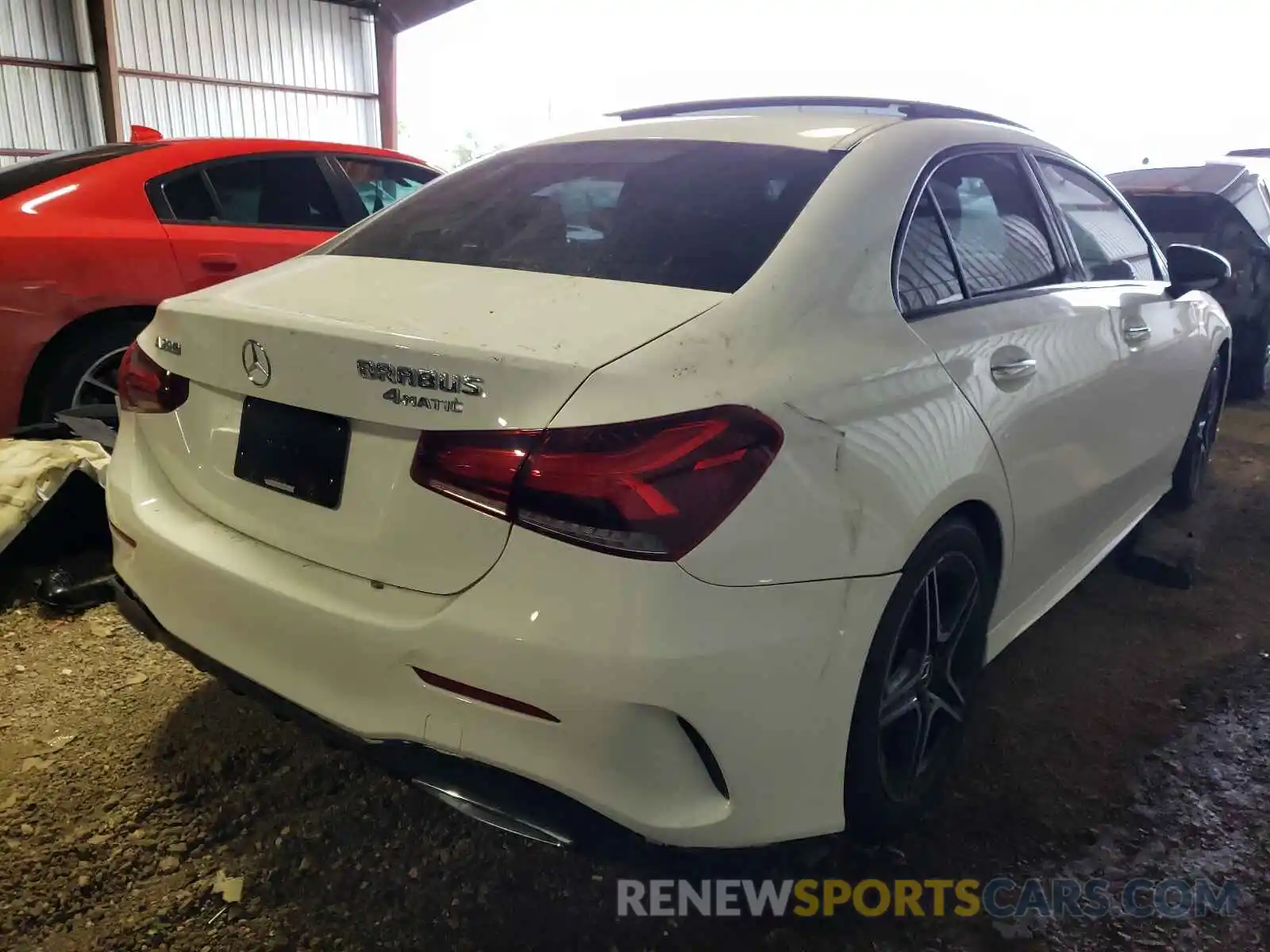 4 Photograph of a damaged car WDD3G4FBXKW005348 MERCEDES-BENZ A-CLASS 2019