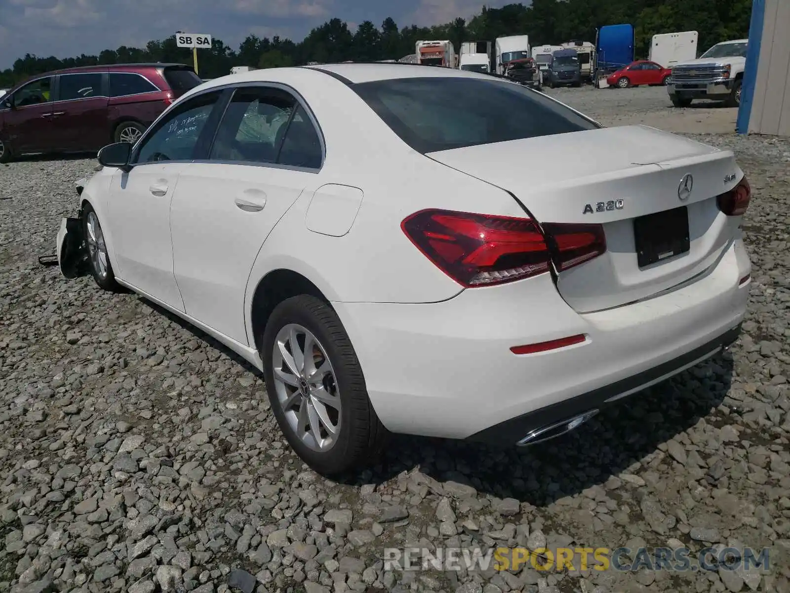 3 Photograph of a damaged car WDD3G4FBXKW021677 MERCEDES-BENZ A-CLASS 2019