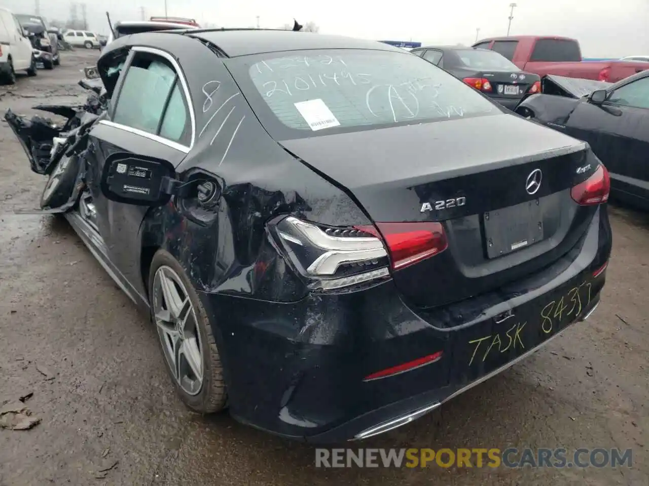 3 Photograph of a damaged car WDD3G4FBXKW022487 MERCEDES-BENZ A-CLASS 2019