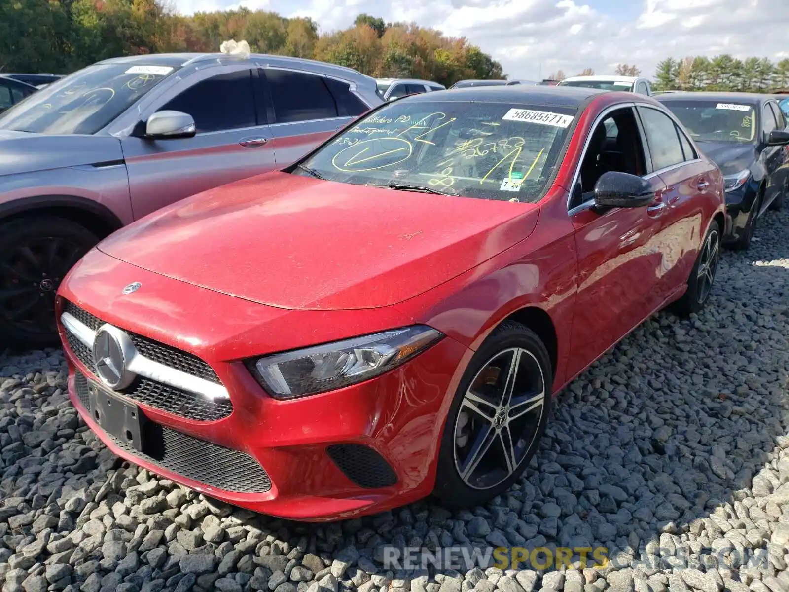 2 Photograph of a damaged car WDD3G4FBXKW022800 MERCEDES-BENZ A-CLASS 2019