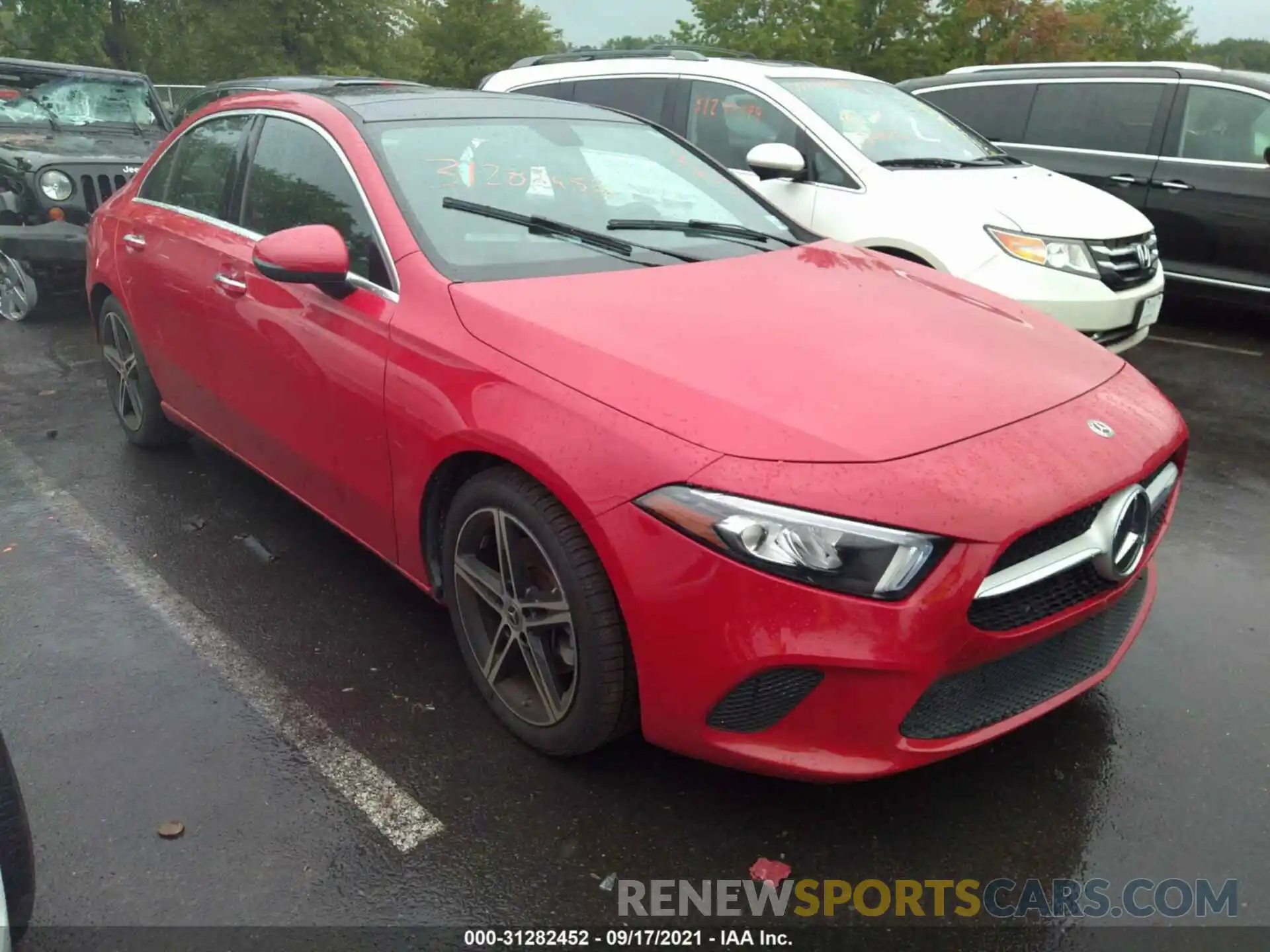 1 Photograph of a damaged car WDD3G4FBXKW034218 MERCEDES-BENZ A-CLASS 2019