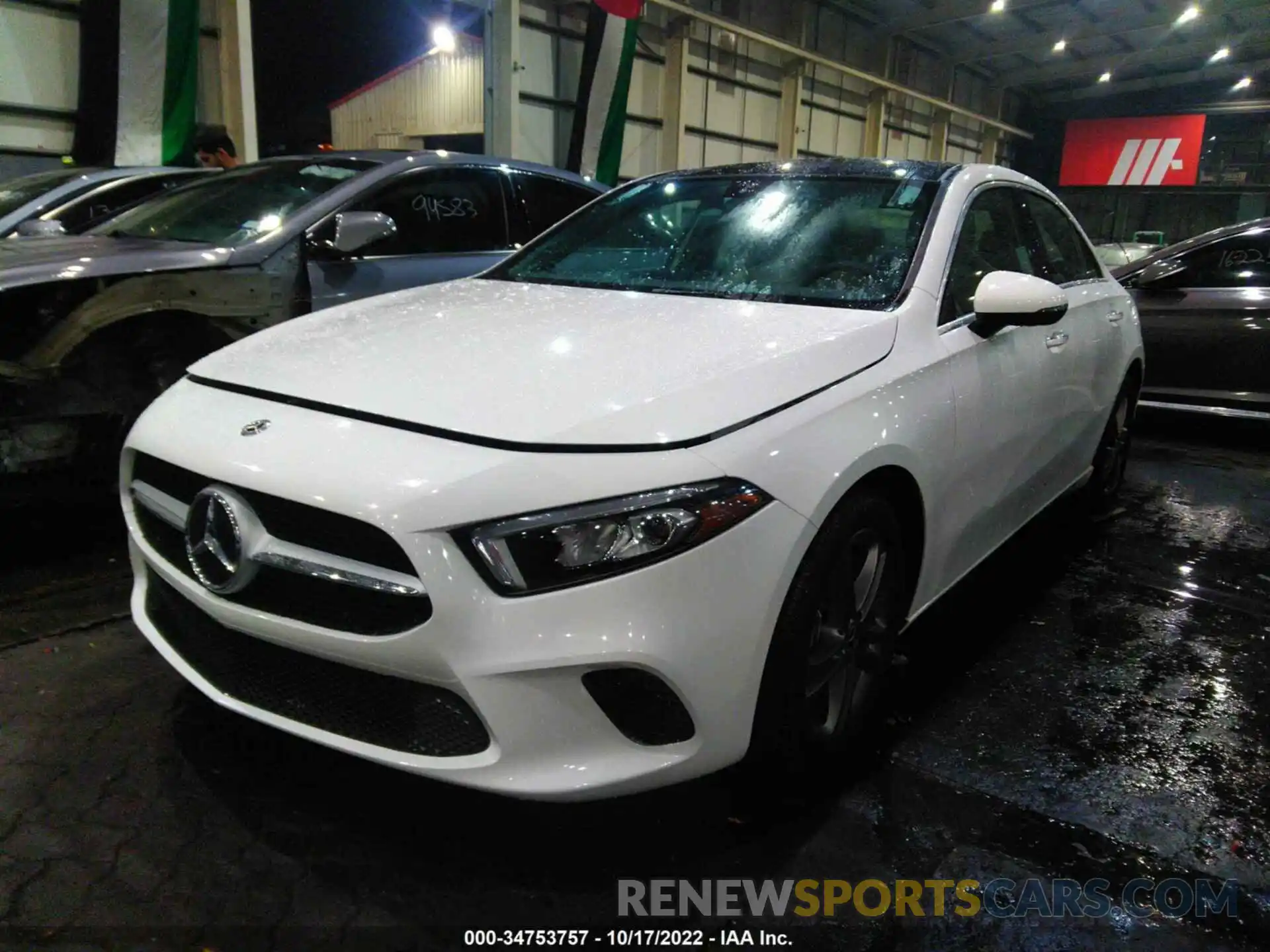 2 Photograph of a damaged car 00K3G4EB5LJ200712 MERCEDES-BENZ A-CLASS 2020