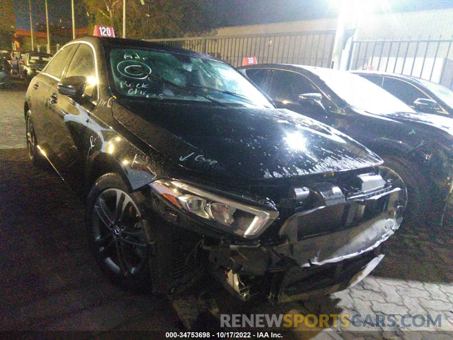 1 Photograph of a damaged car 00K3G4EB6LJ222458 MERCEDES-BENZ A-CLASS 2020