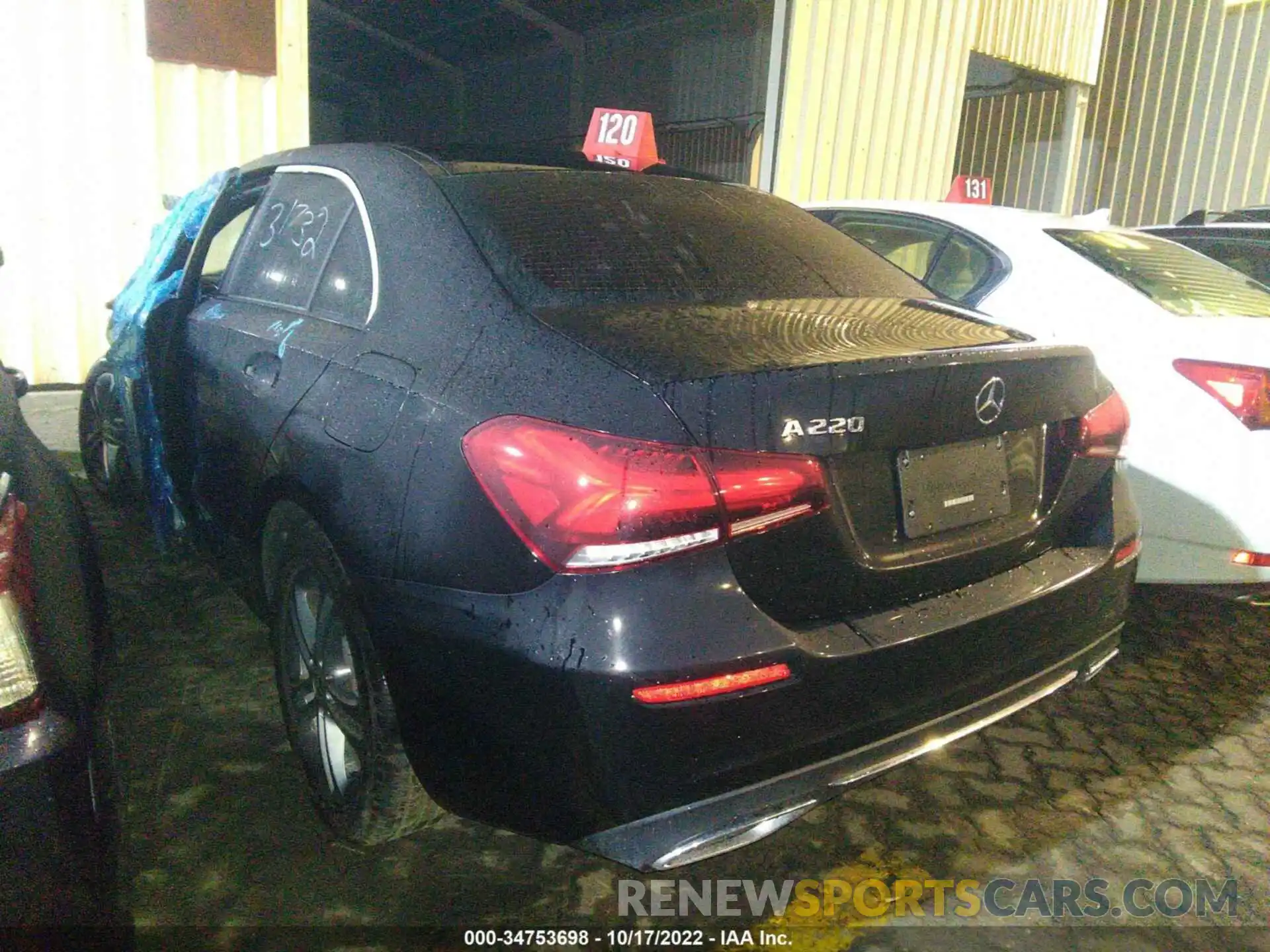 3 Photograph of a damaged car 00K3G4EB6LJ222458 MERCEDES-BENZ A-CLASS 2020