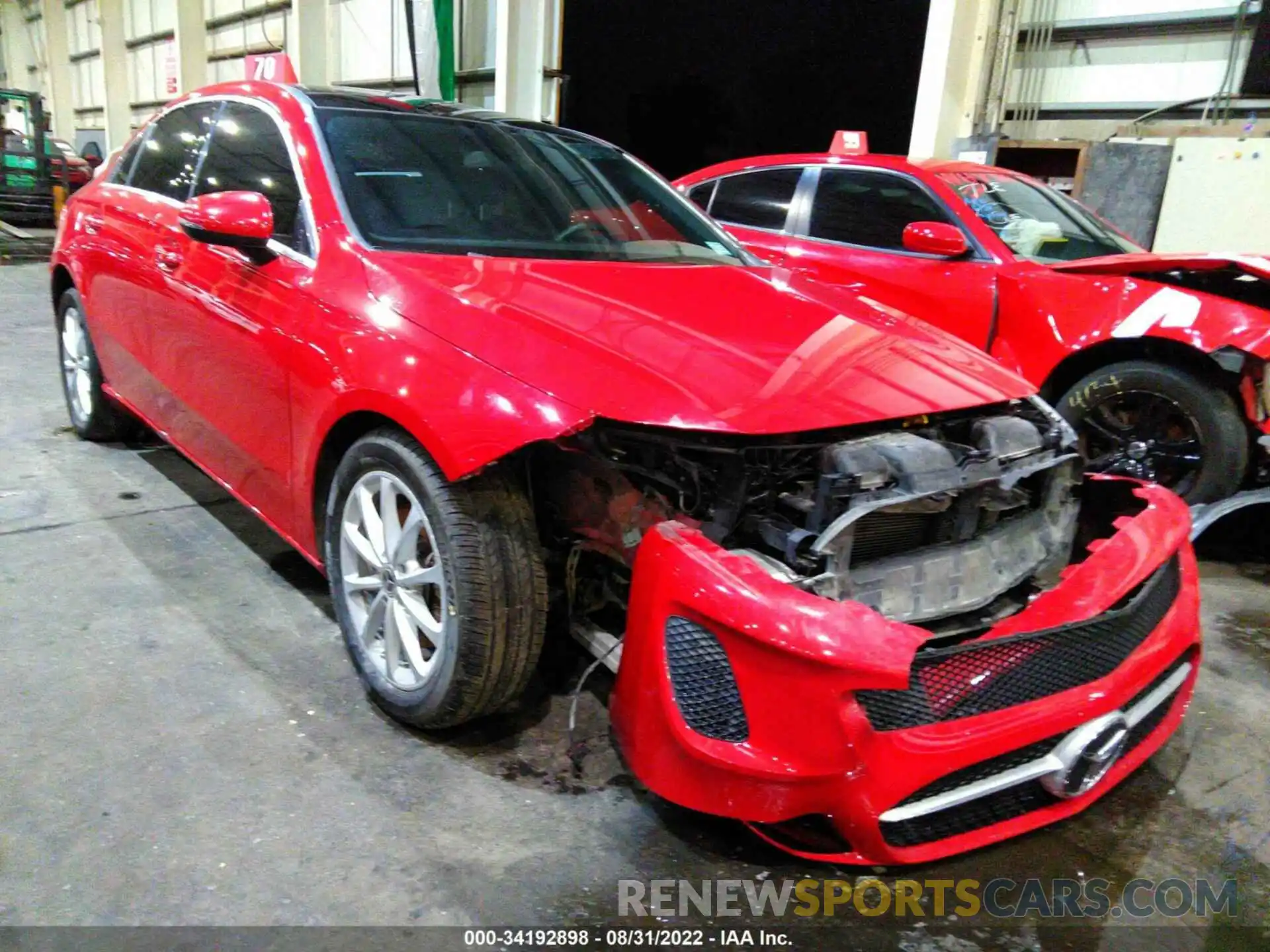 1 Photograph of a damaged car 00K3G4FB6LW047047 MERCEDES-BENZ A-CLASS 2020