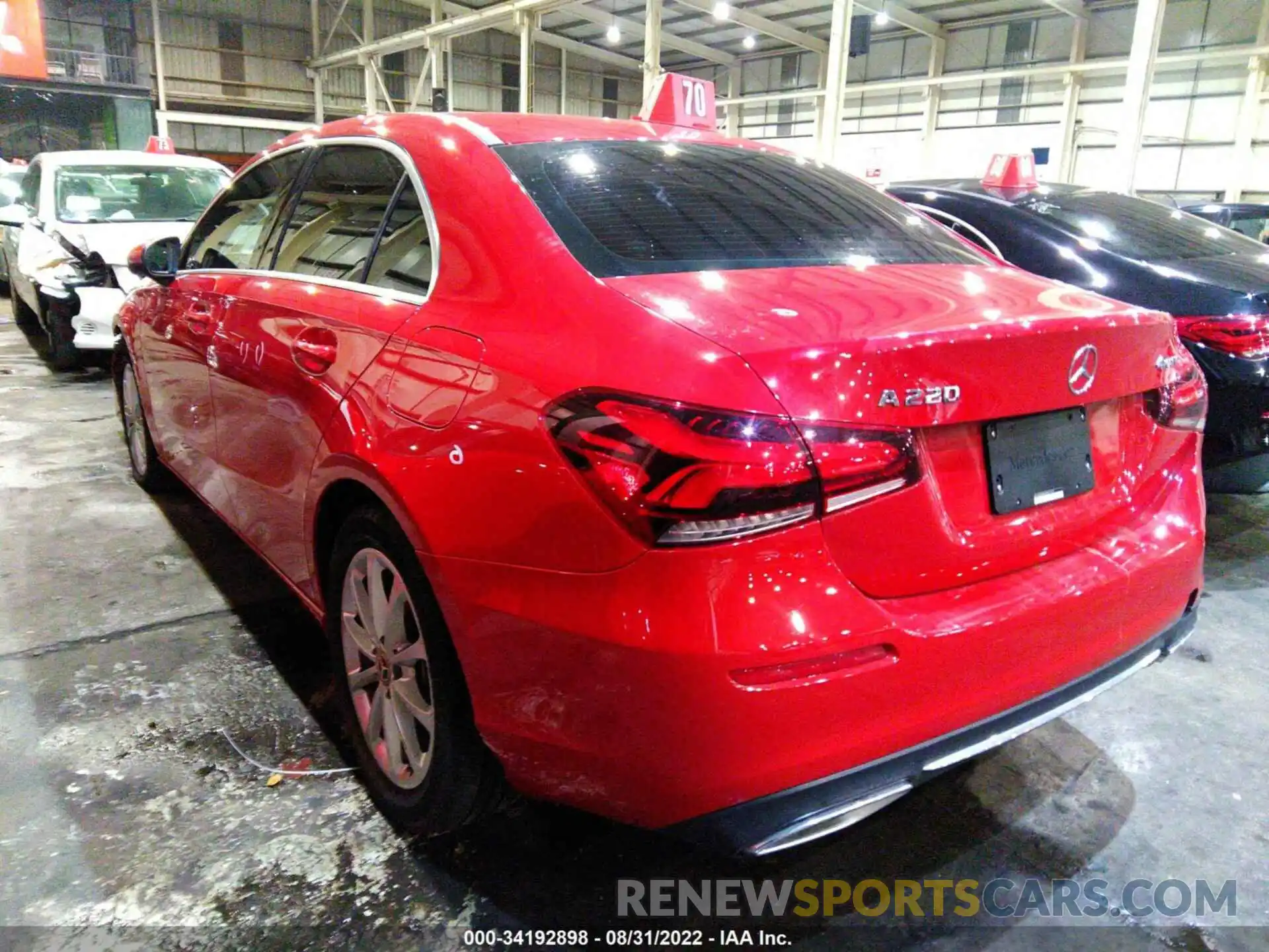 3 Photograph of a damaged car 00K3G4FB6LW047047 MERCEDES-BENZ A-CLASS 2020