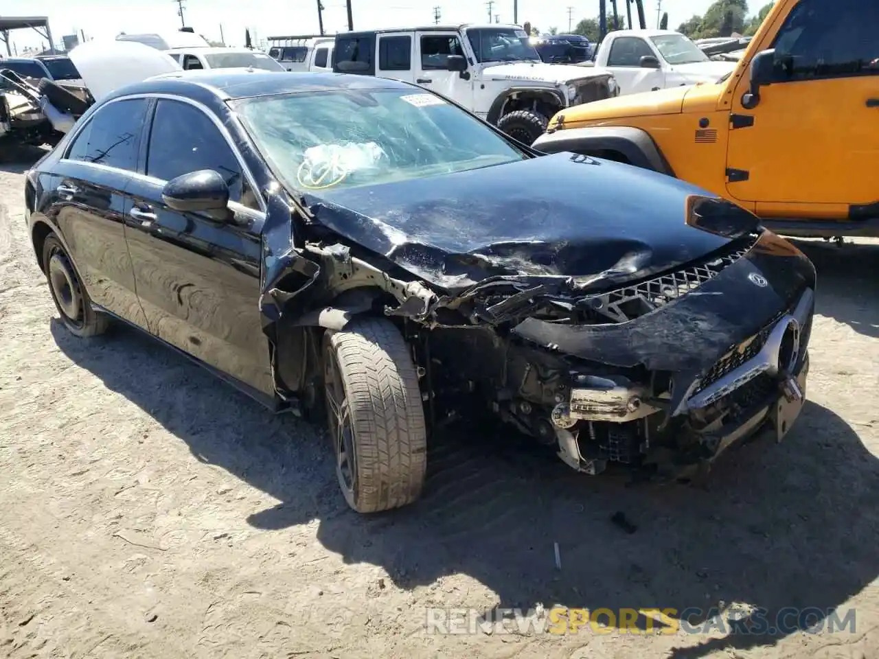 1 Photograph of a damaged car W1K3G4EB0LJ228210 MERCEDES-BENZ A-CLASS 2020