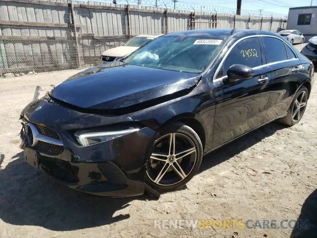 2 Photograph of a damaged car W1K3G4EB0LJ228210 MERCEDES-BENZ A-CLASS 2020