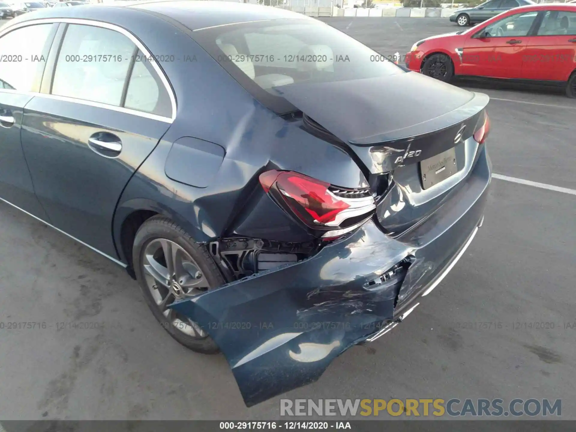 6 Photograph of a damaged car W1K3G4EB0LJ235951 MERCEDES-BENZ A-CLASS 2020