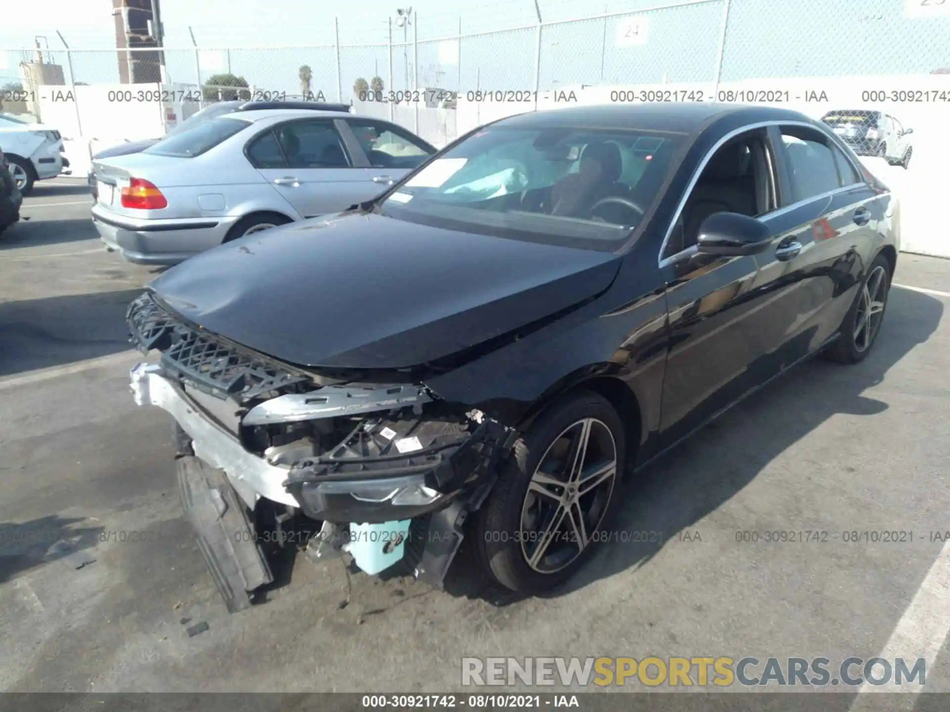 2 Photograph of a damaged car W1K3G4EB1LJ208466 MERCEDES-BENZ A-CLASS 2020